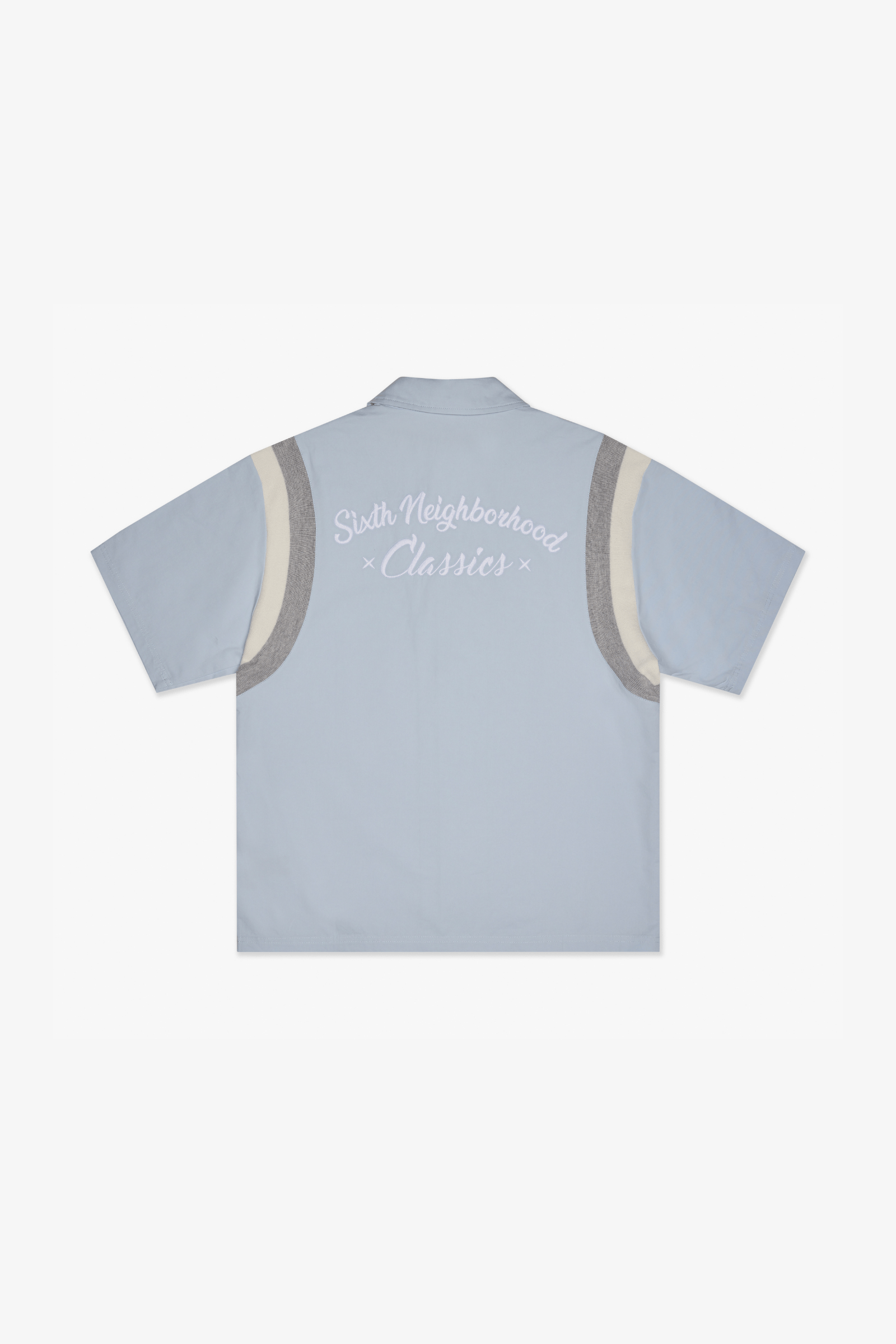 6th Nbrhd Panel Shirt - Boxy Fit Blue