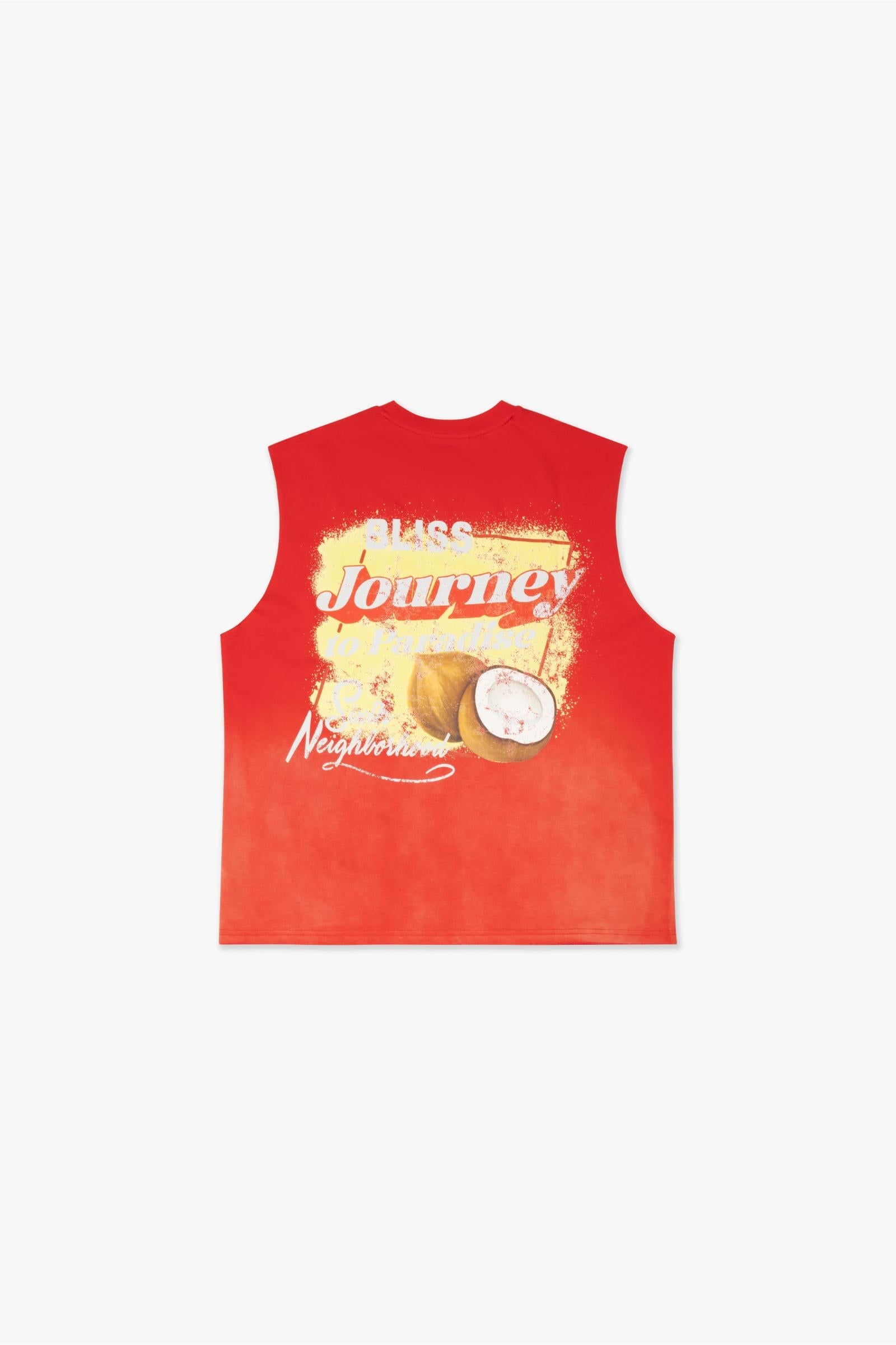 6Th Nbrhd Muscle Men's T-Shirt - Red