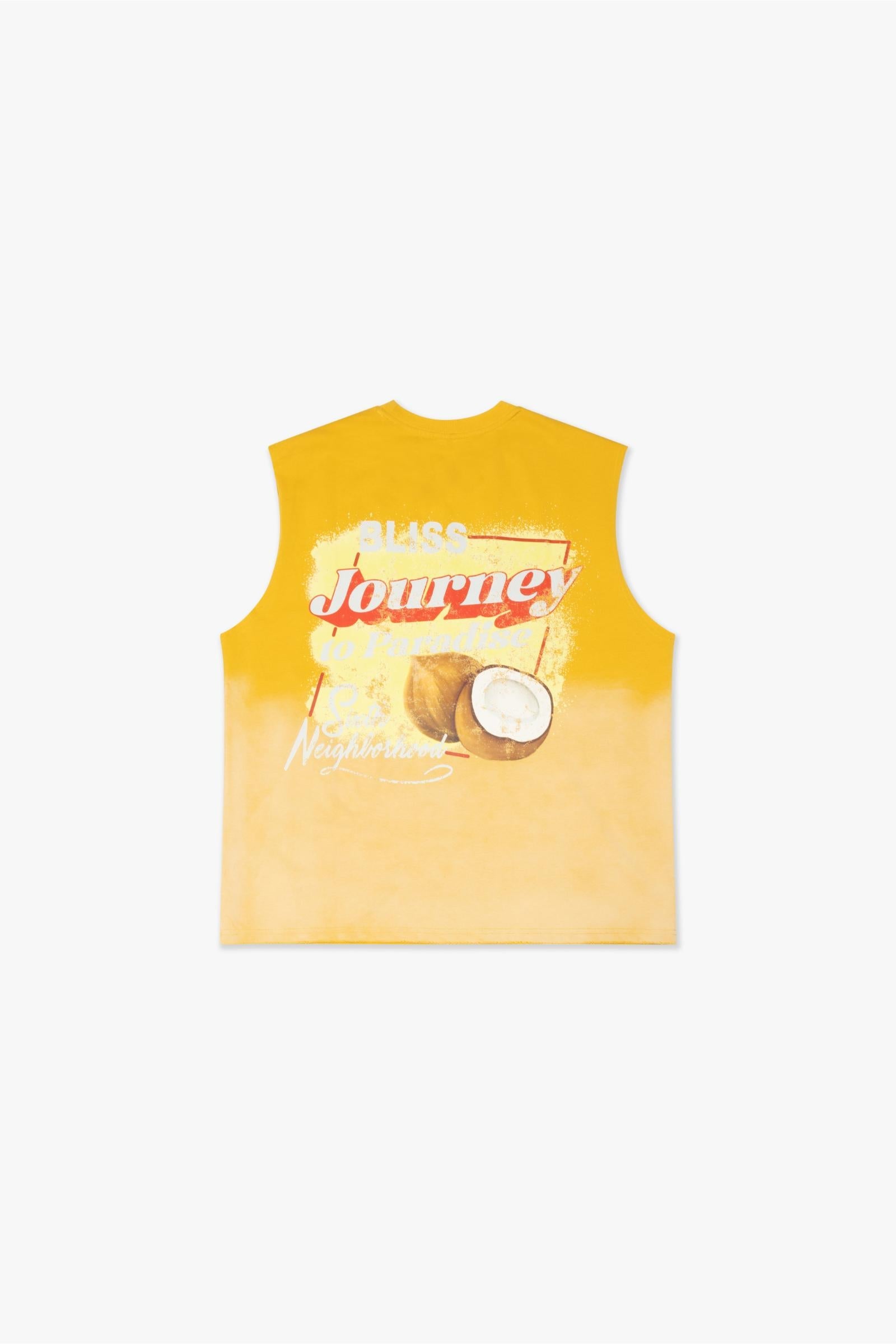 6Th Nbrhd Muscle Men's Tank Top - Yellow