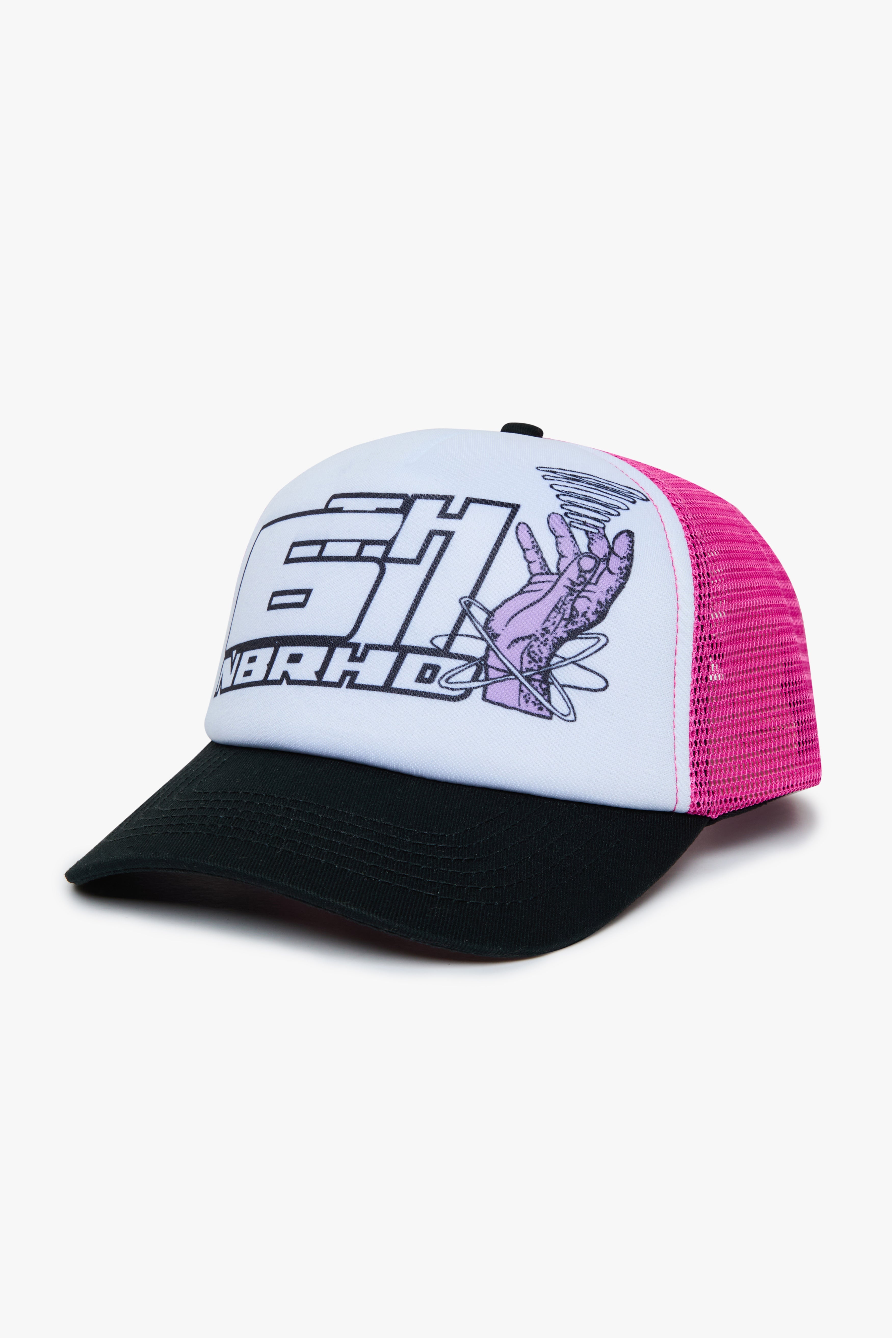 6Th Nbrhd Testing Trucker Hat - Pink