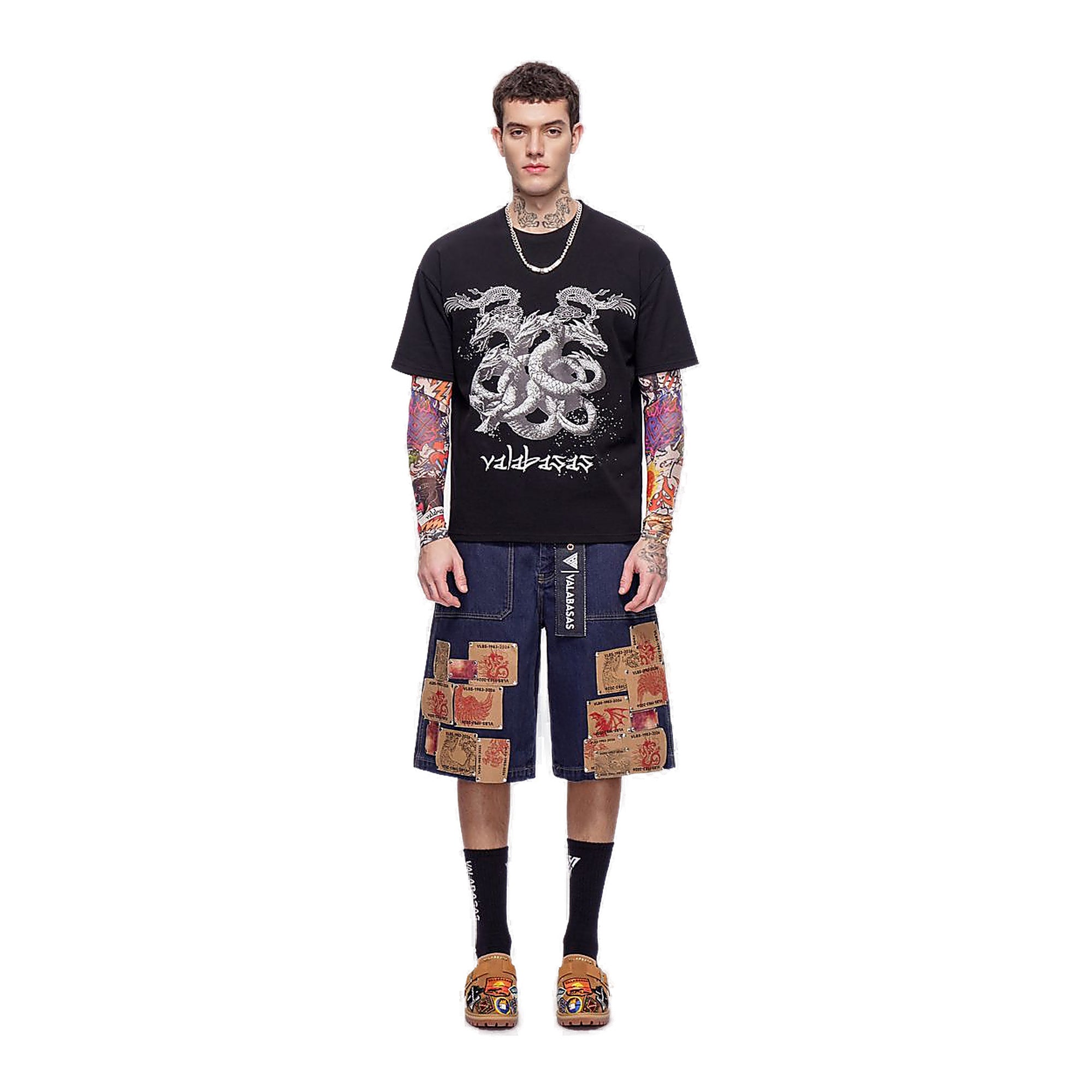 Valabasas Torinx Shorts - Graphic Patchwork