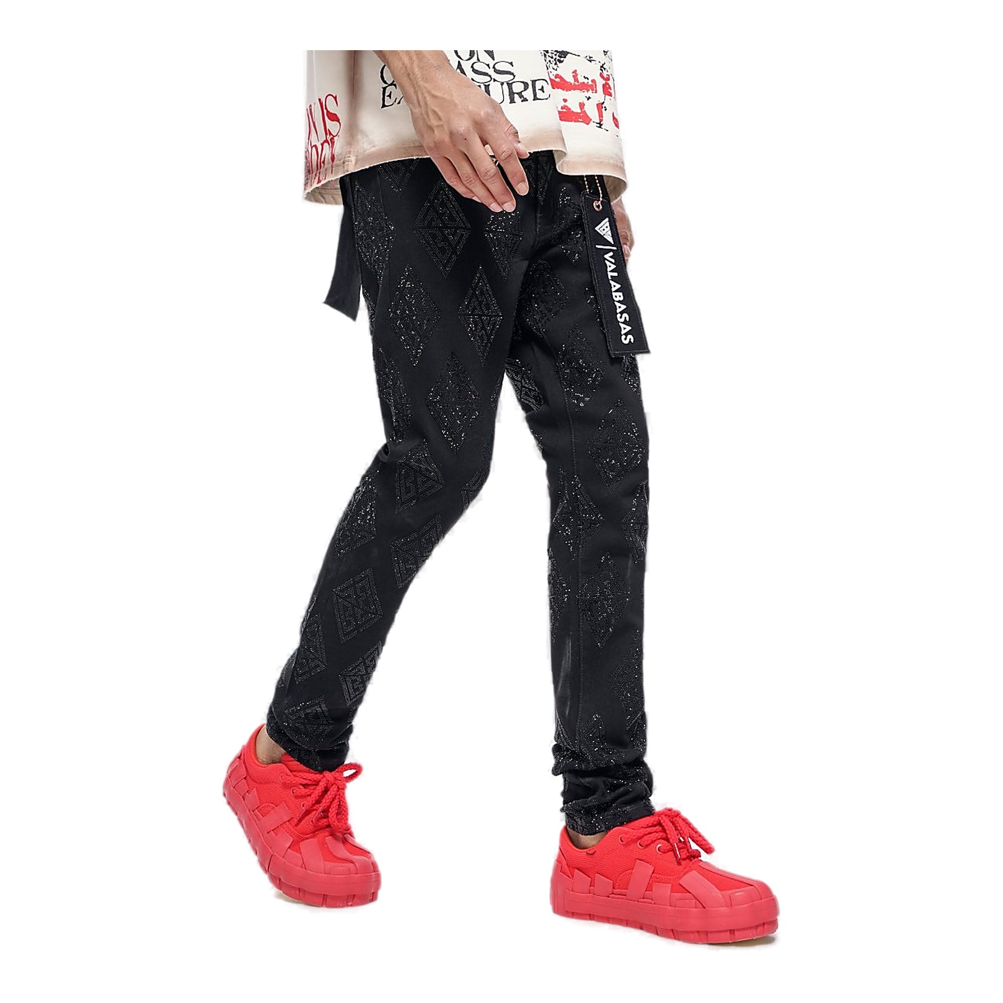 Valabasas Diamond Jeans - Rhinestone Pattern