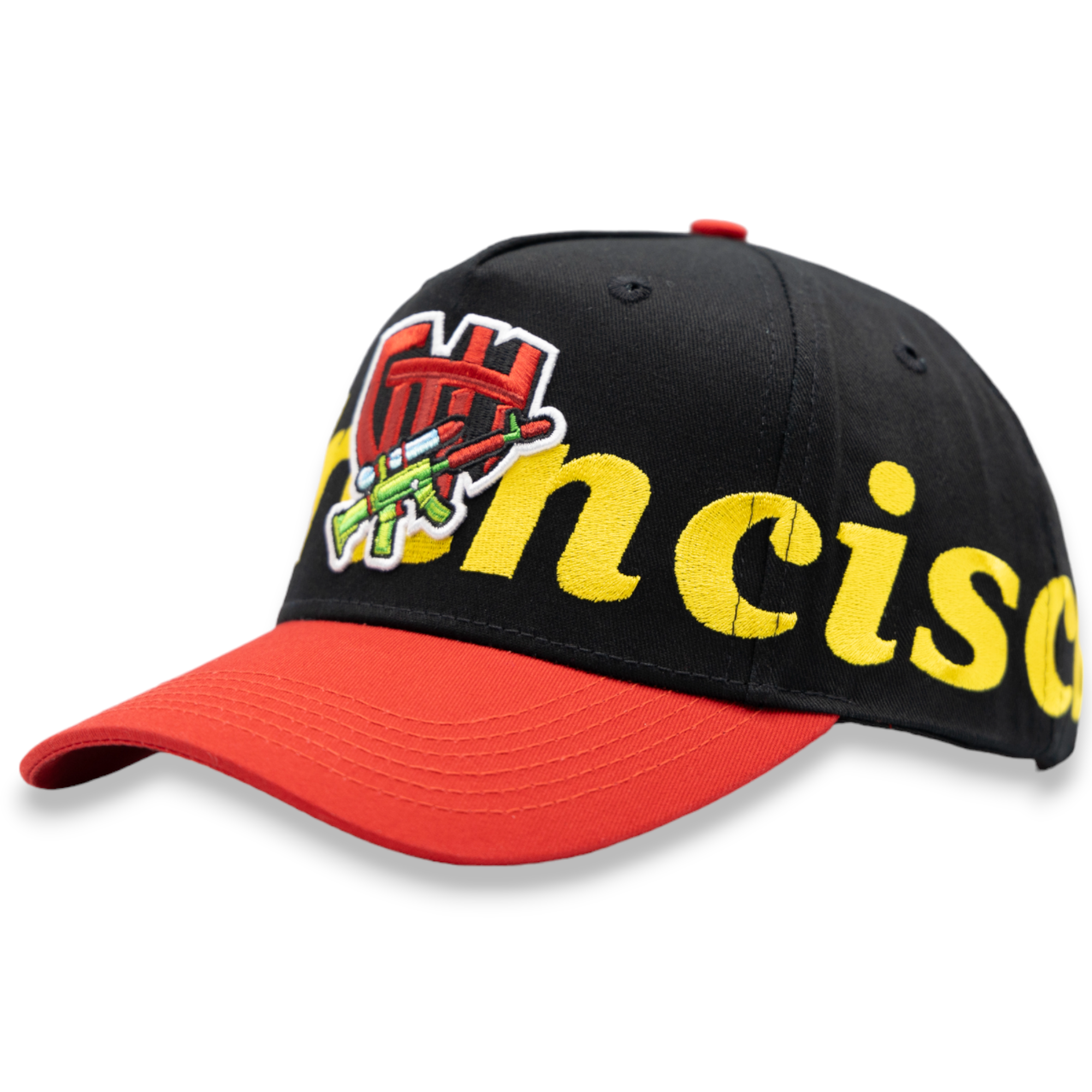 Gth Gth - San Francisco All Round Snapback Hat - Black