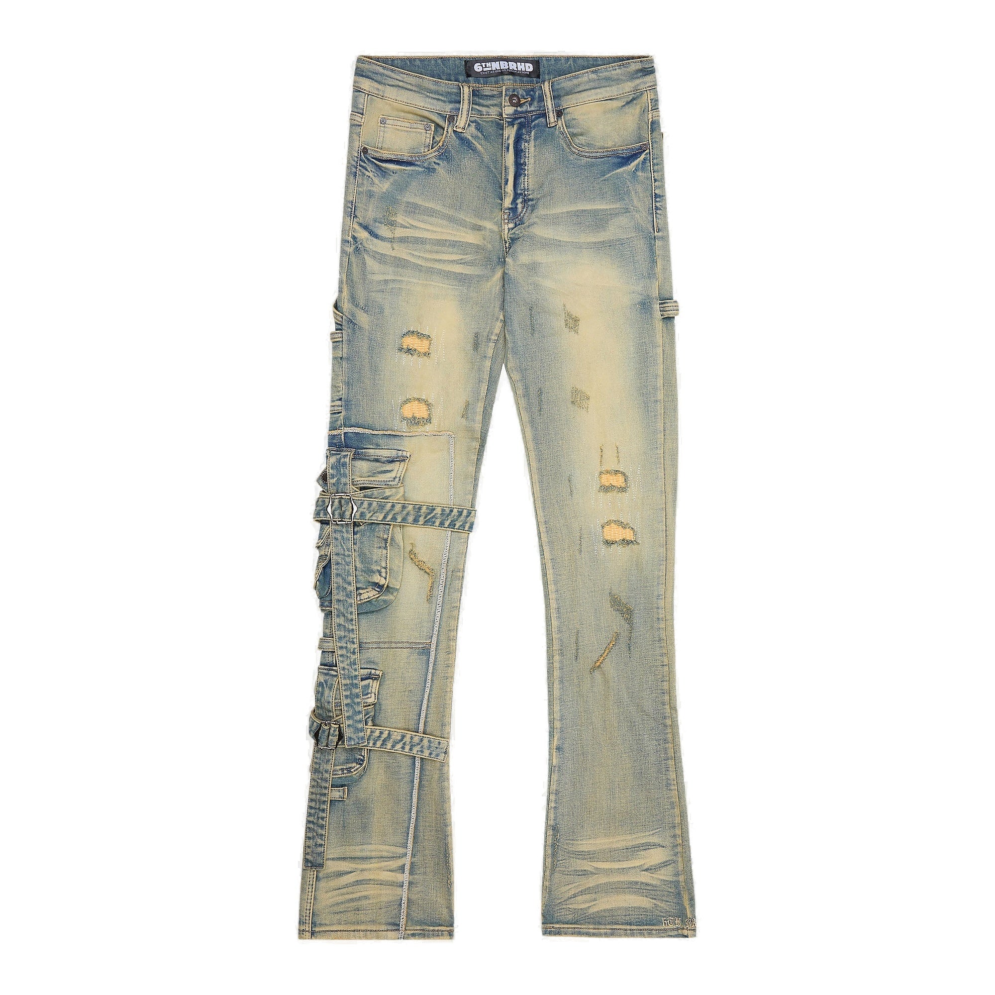 6Th Nbrhd Loaded Men's Jeans - Light Wash
