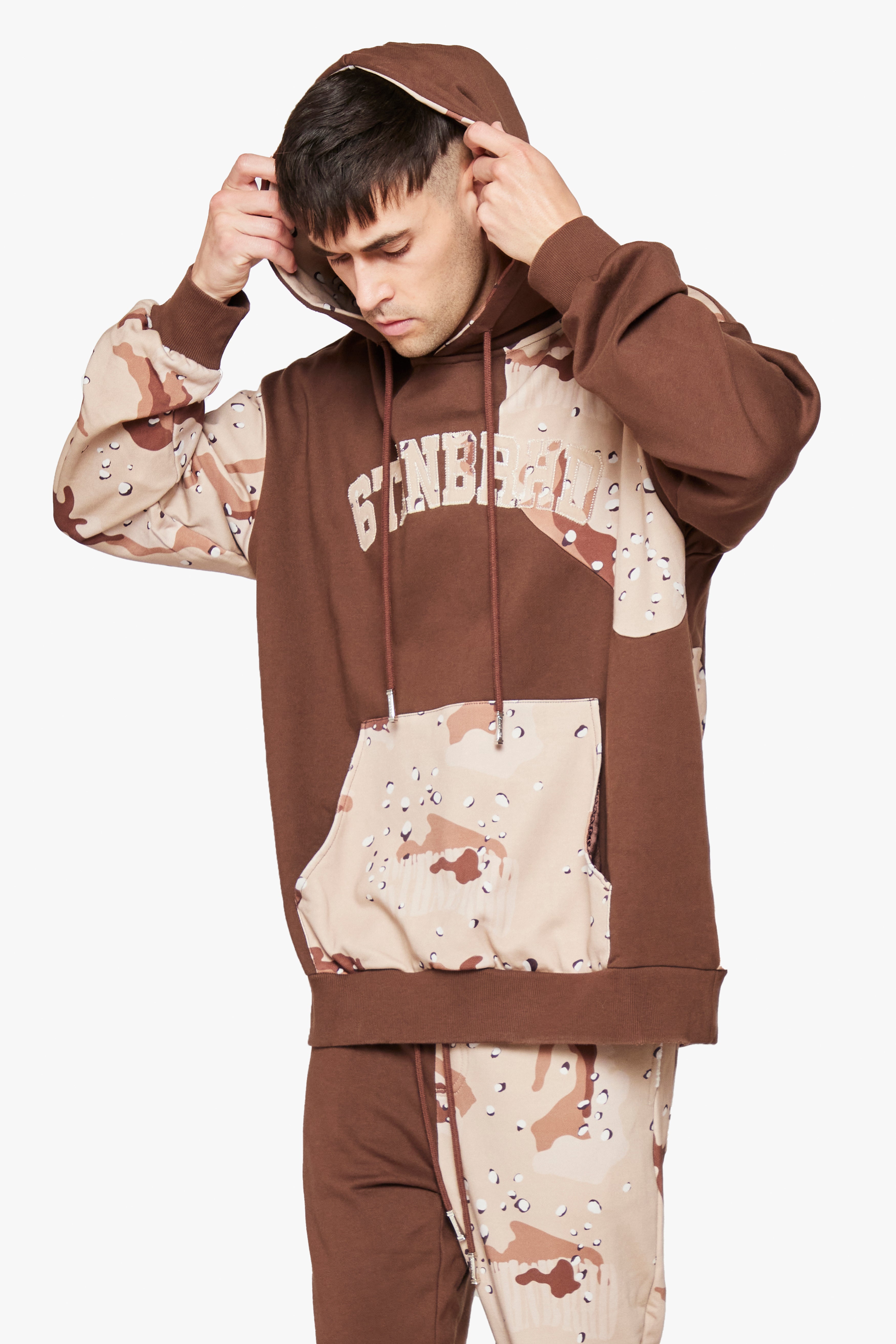 6Th Nbrhd Fort Men's Hoodie - Brown