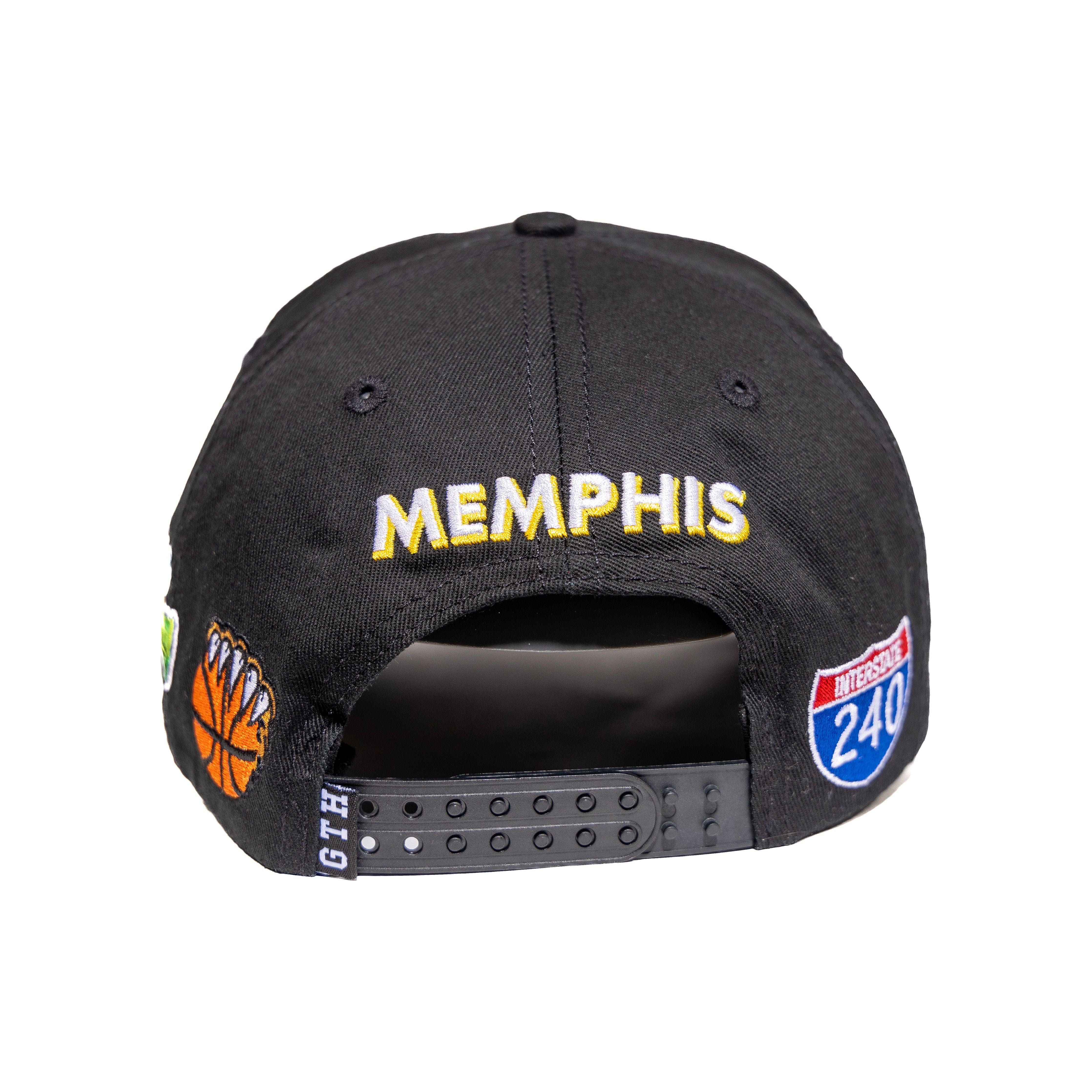 Gth "Memphis We Don't Bluff Snapback" Hat - Embroidered