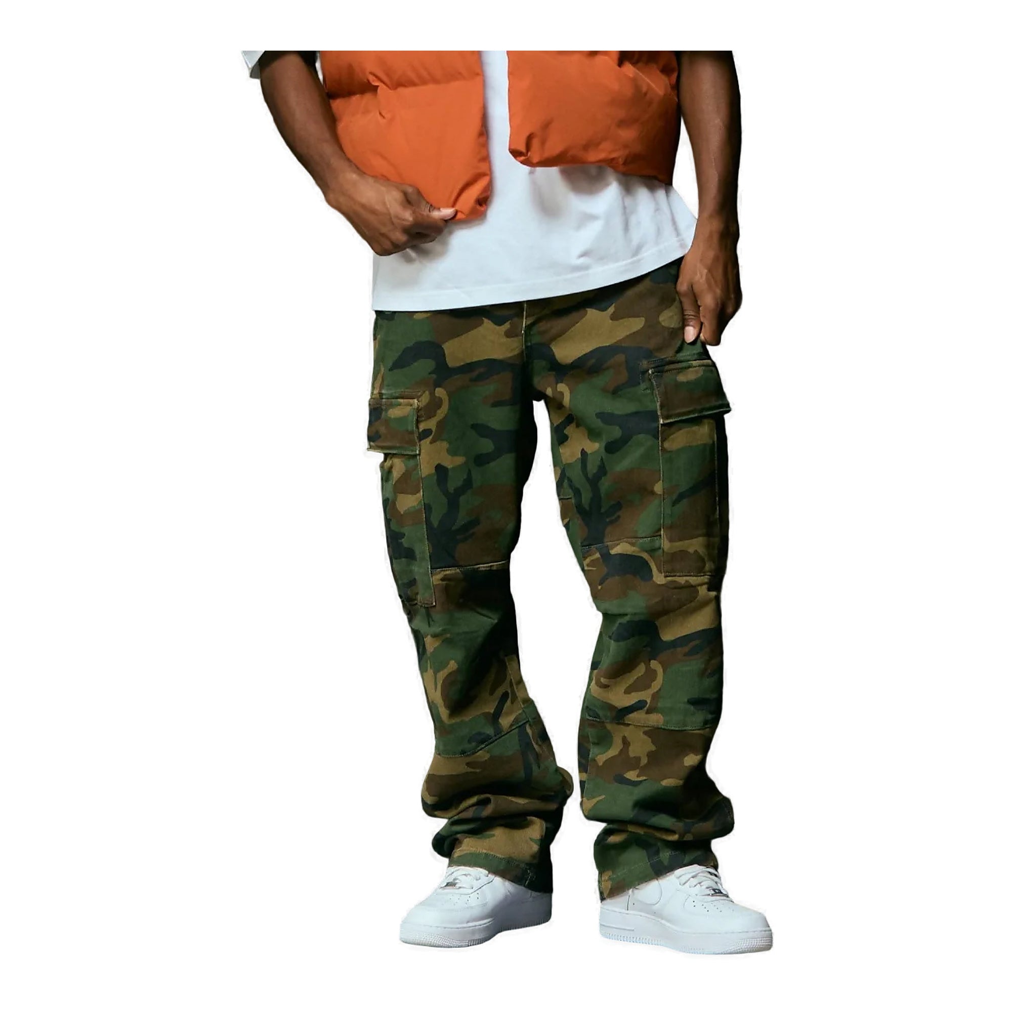 Silnt Chptrs Camo Cargo Pants - Relaxed Fit