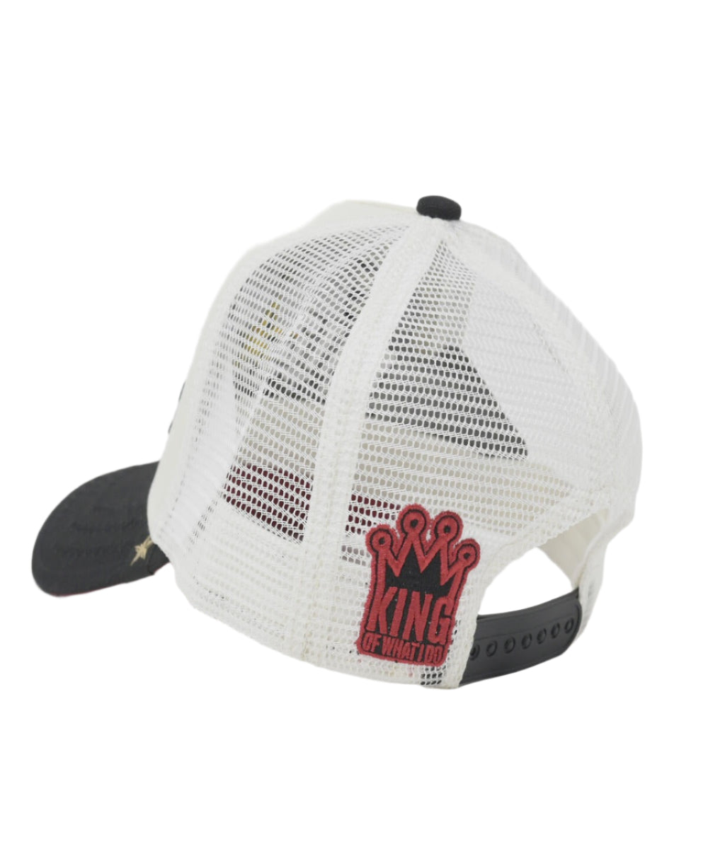 Gold Star Hate Free Trucker Hat - Beige