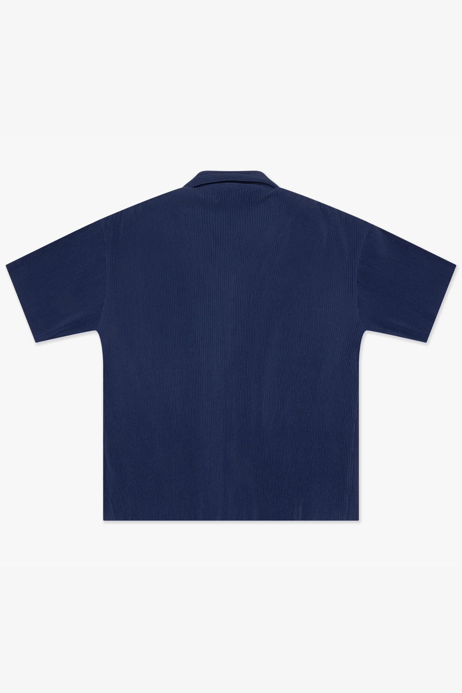 Silnt Chptrs Ribbed Shirt - Open Collar