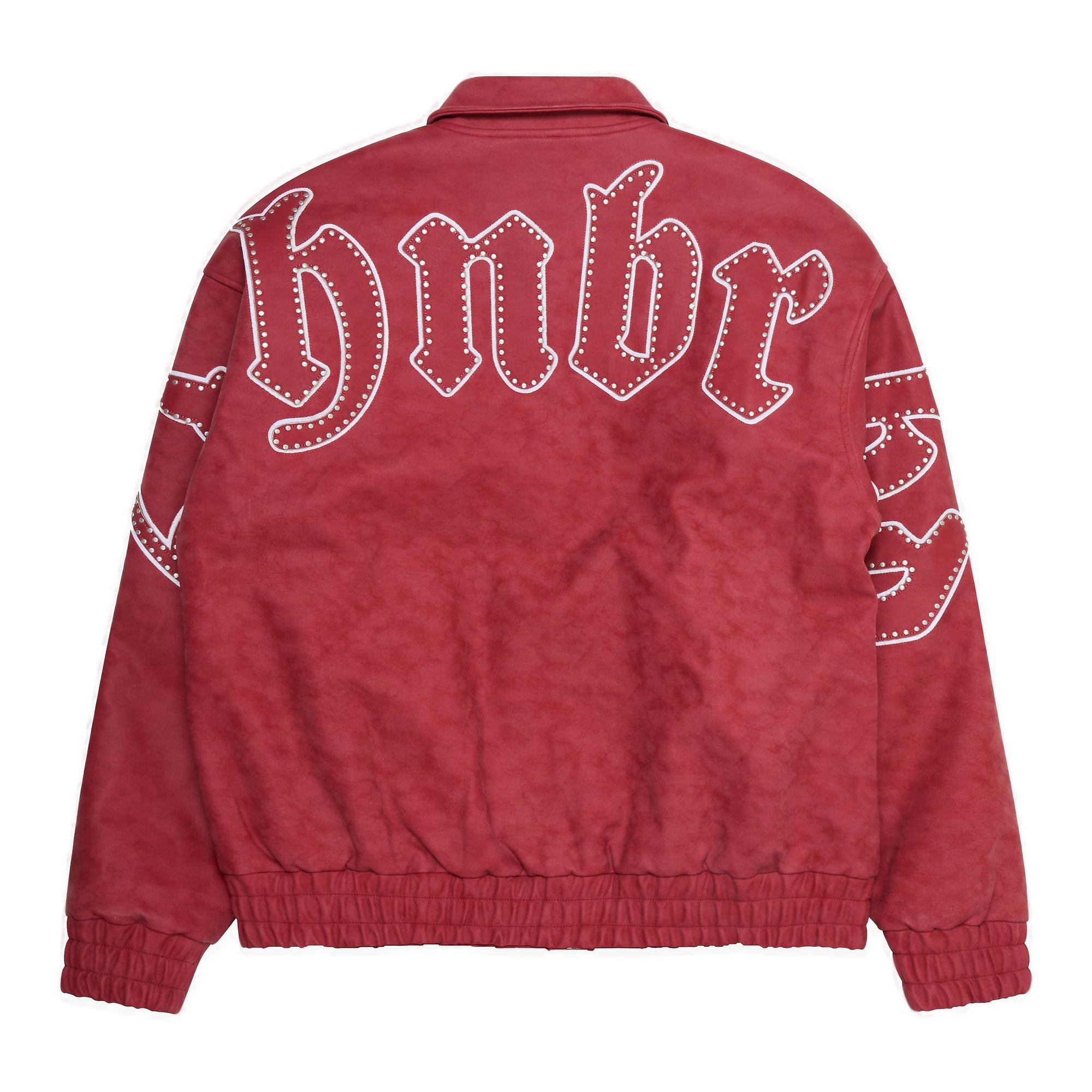 6Th Nbrhd Star Studded Men's Jacket - Red