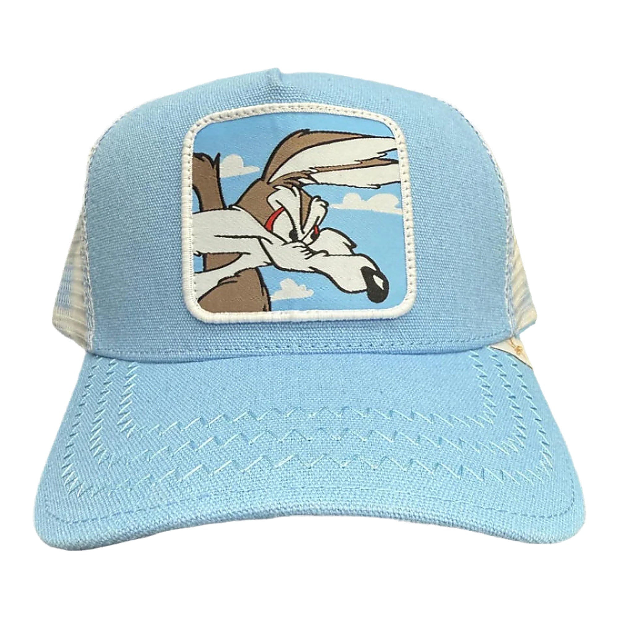 Gold Star Coyote Trucker Hat - Light Blue