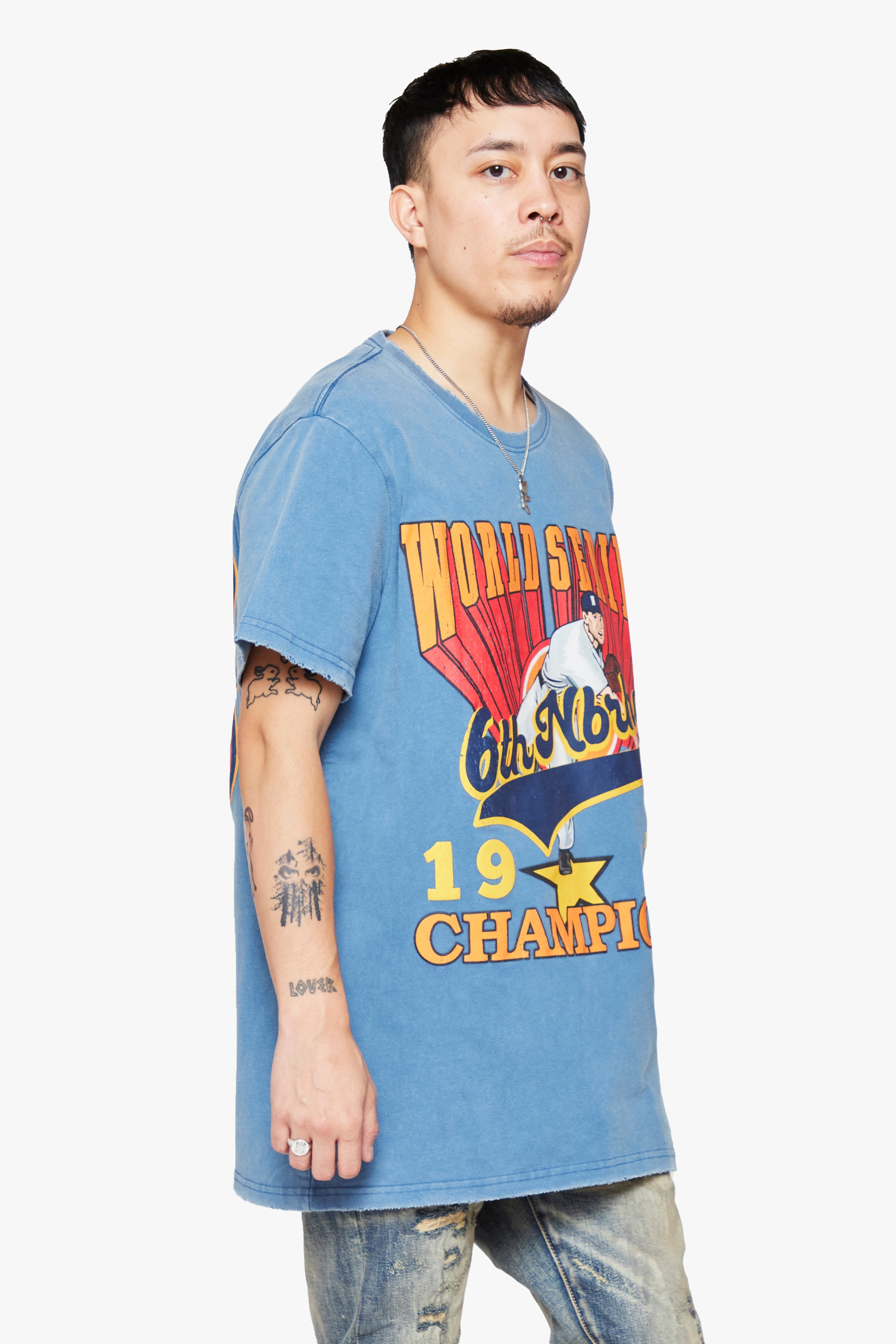 6Th Nbrhd Series Men's T-Shirt - Blue