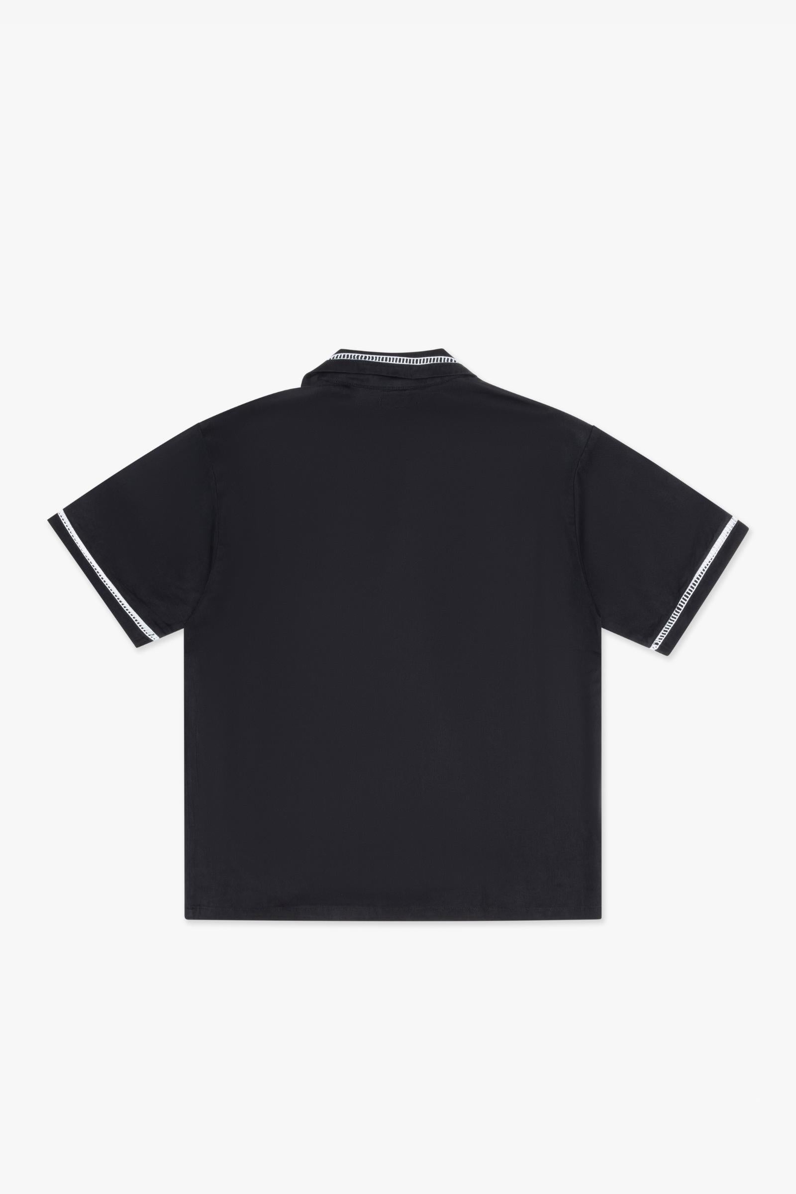 Silnt Chptrs Vibes Shirt - Embroidered Piping