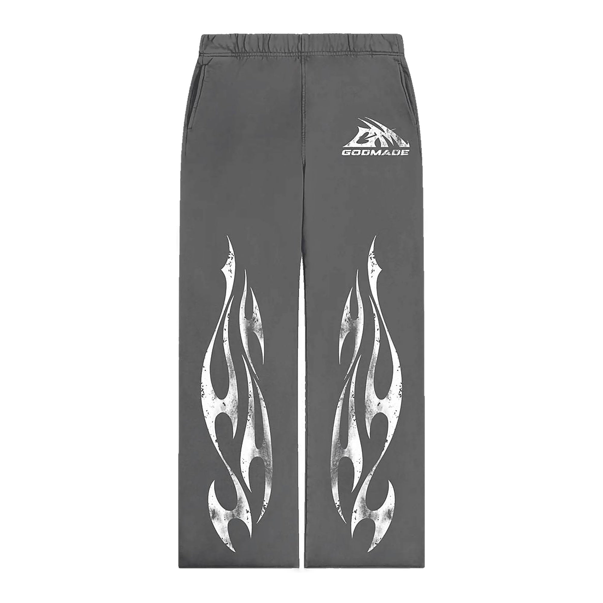 Godmade Gm Flame Sweatpants - Gray