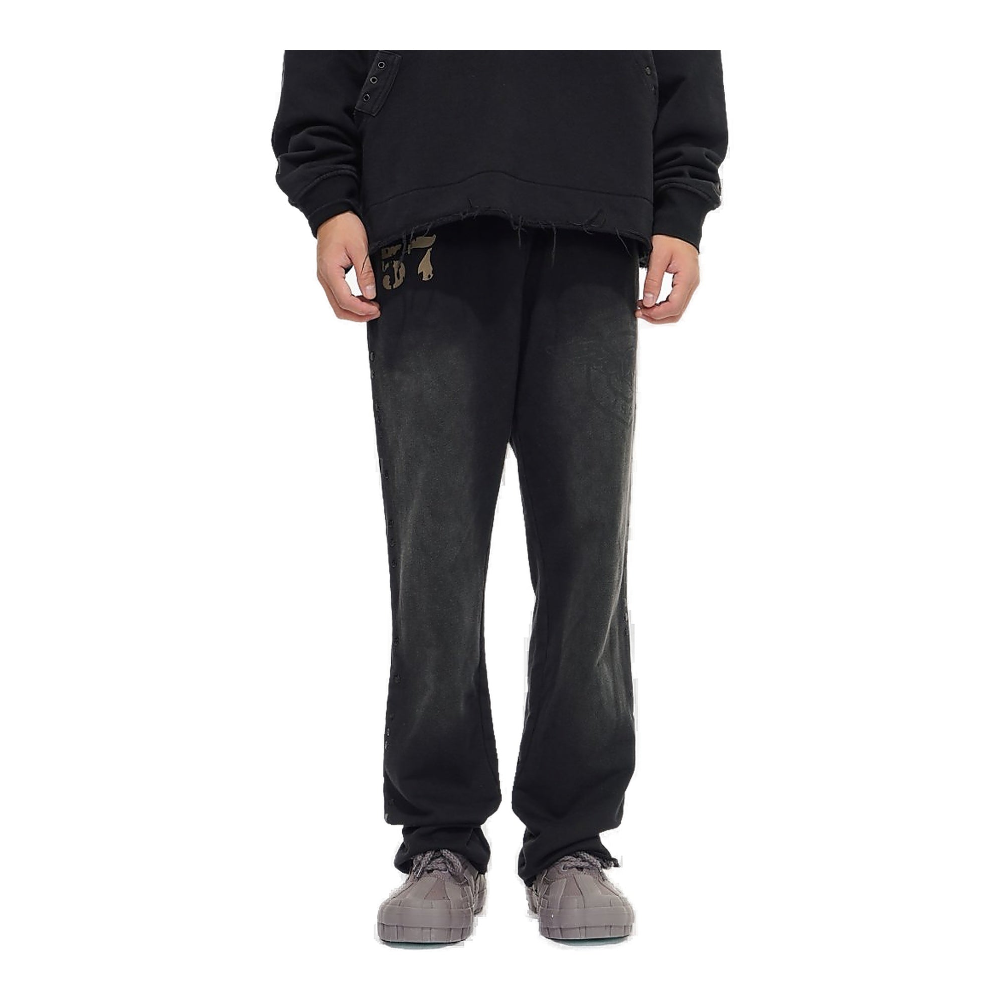 Valabasas Flight Black Fleece Pants - Sweatpants