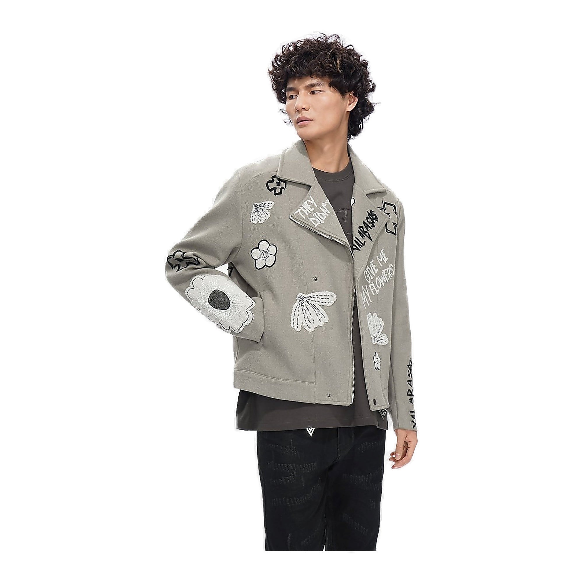 Valabasas Selfmade Jacket - Embroidered Grey