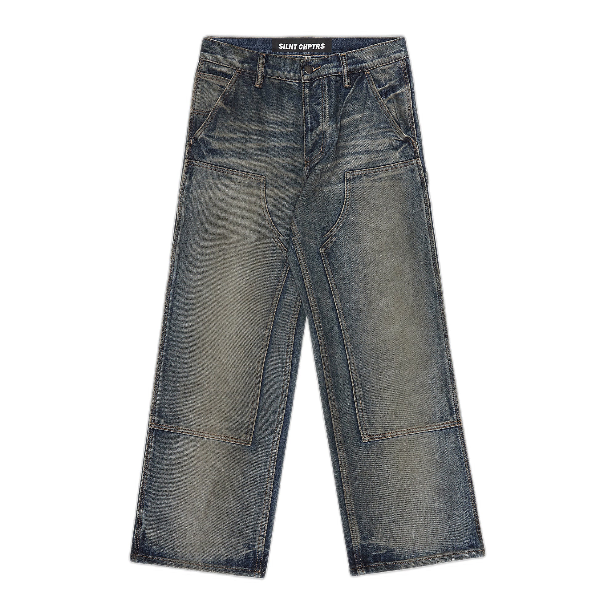 Silnt Chptrs Oil Jeans - Distressed Oil Washed