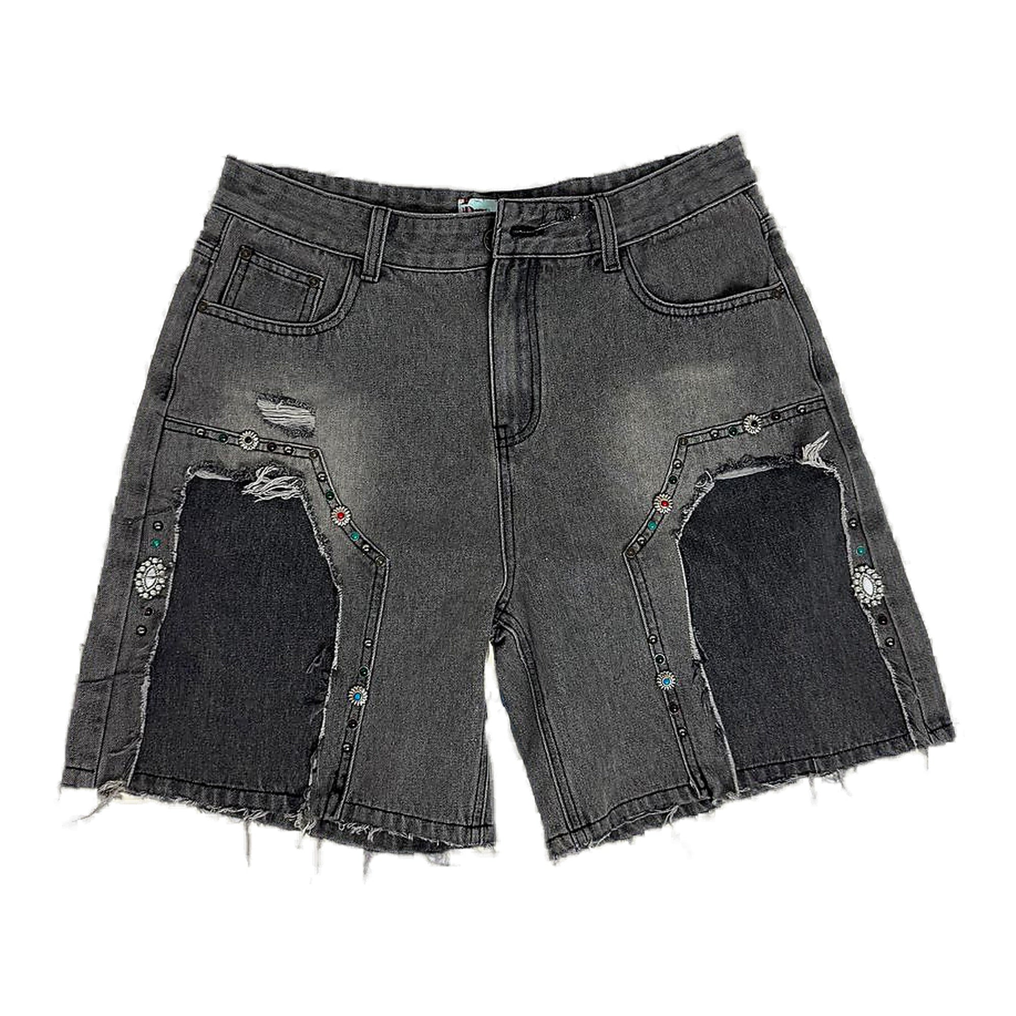 Dry Rot Cowboy Jewlz Kids Shorts - Gray