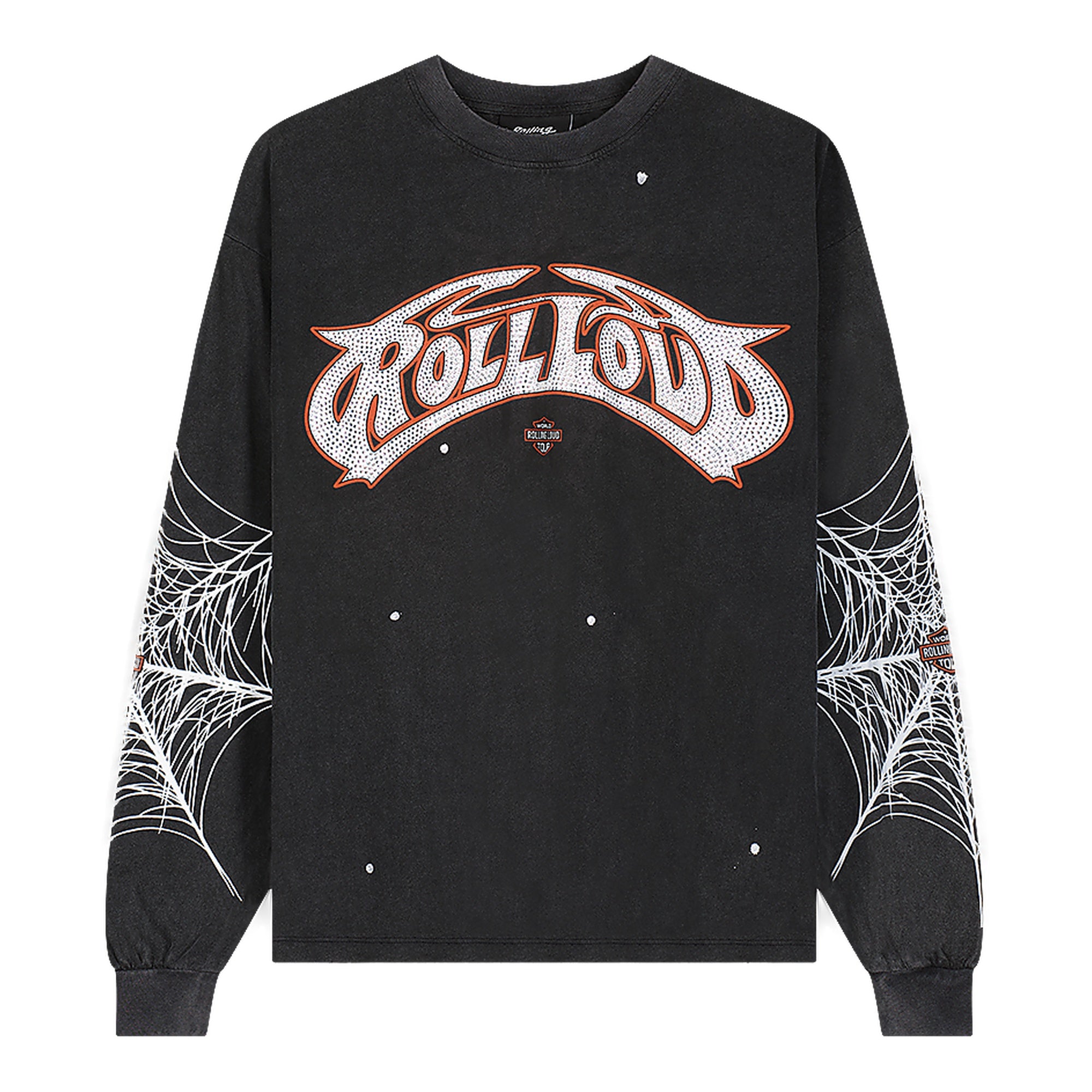 Rolling Loud "Kotp Rhinestone" - Black Long Sleeve T-Shirt