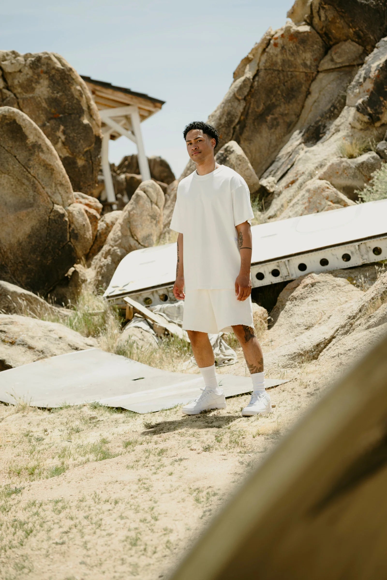 Silnt Chptrs Embroidered Tee - Oversized