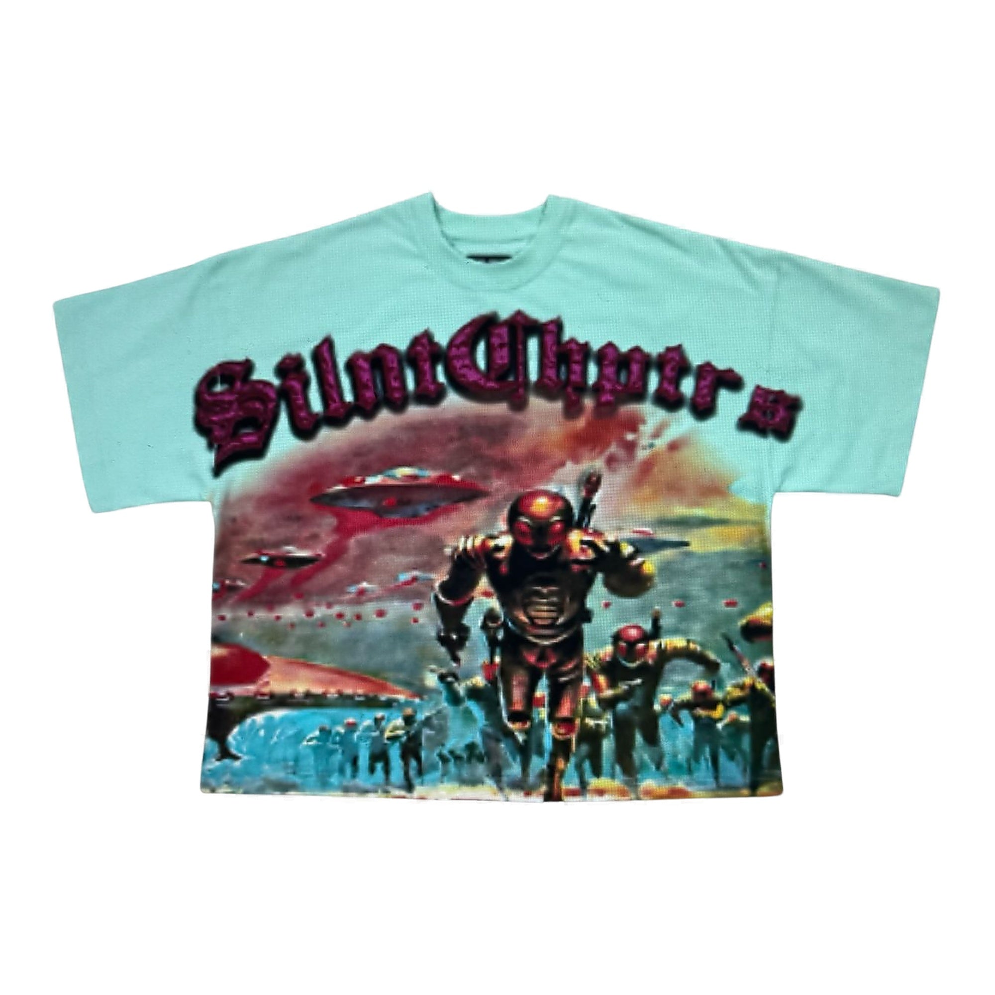 Silnt Chptrs "The Arrival" T-Shirt - Aqua