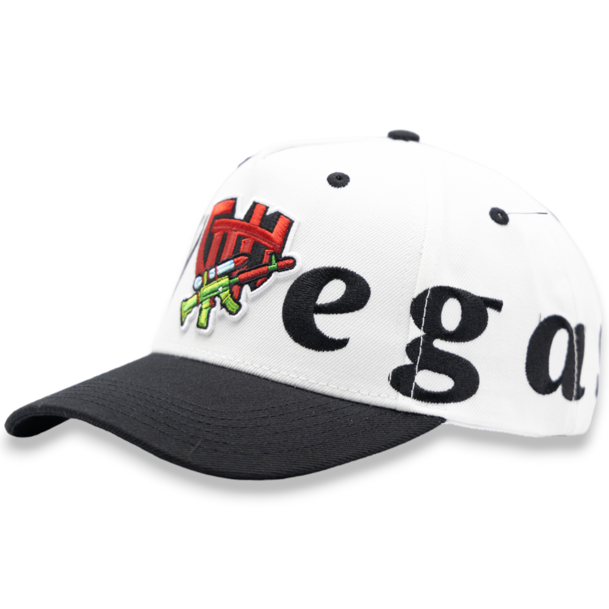 Gth Vegas All Around Snapback Hat - White