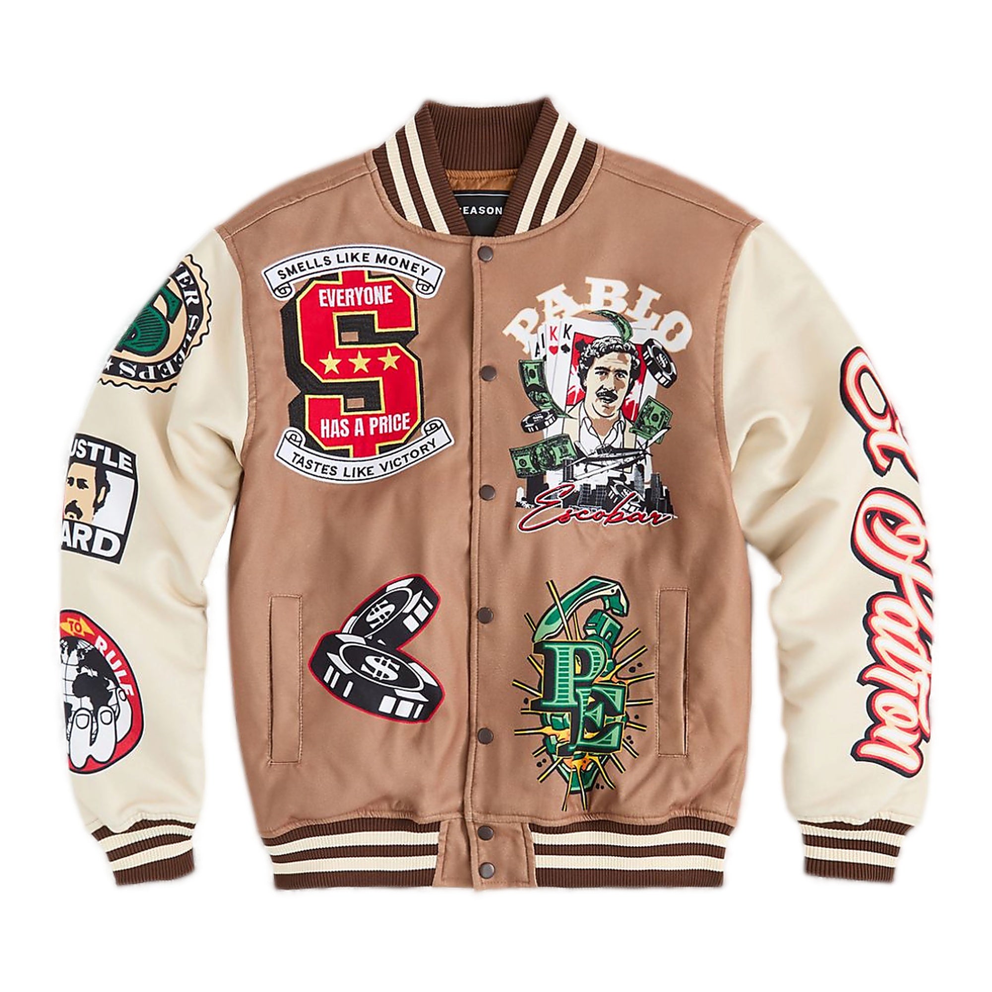 Reason "Pablo" Varsity Jacket - Brown