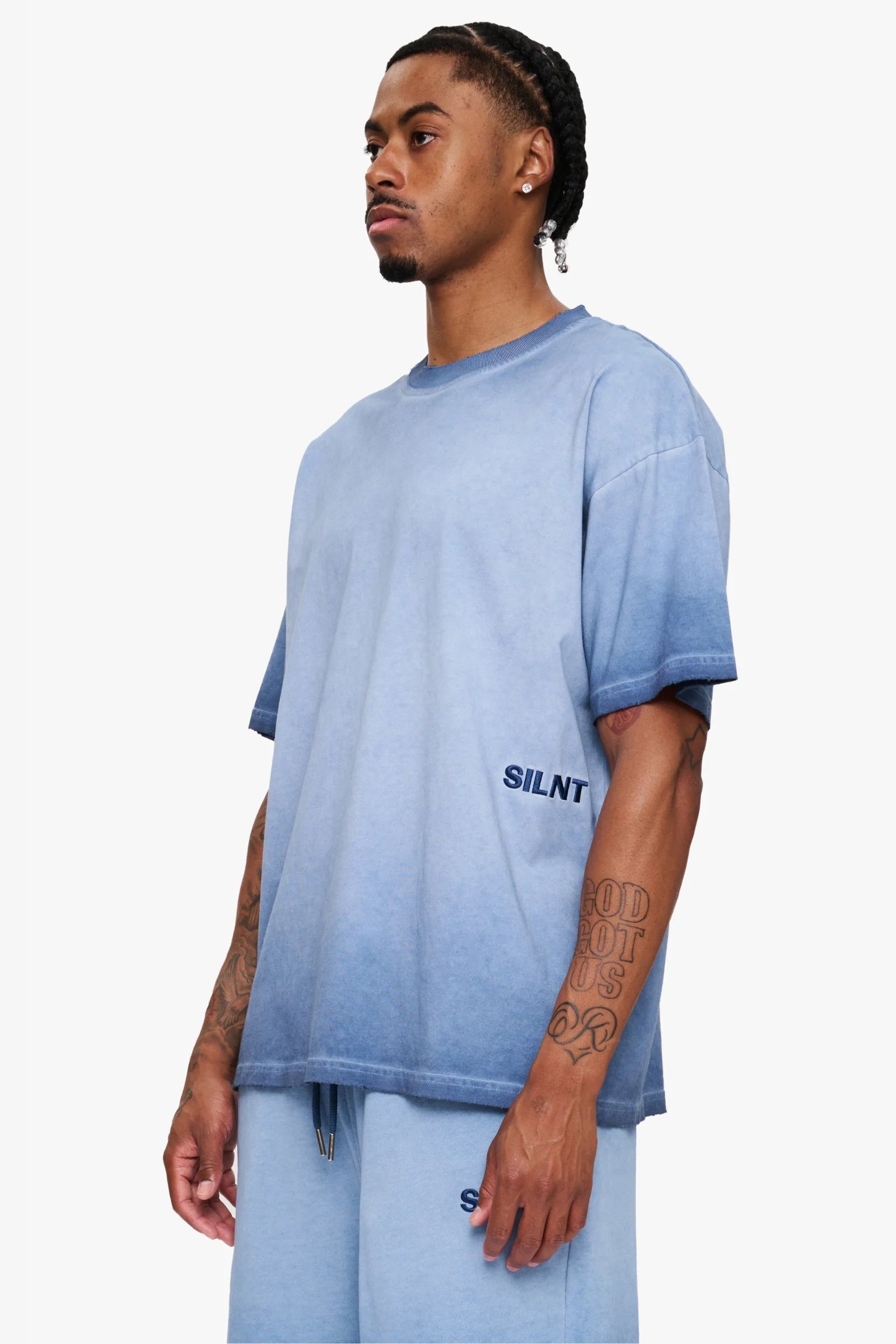 Silnt Chptrs Indigo Tee - Boxy Fit