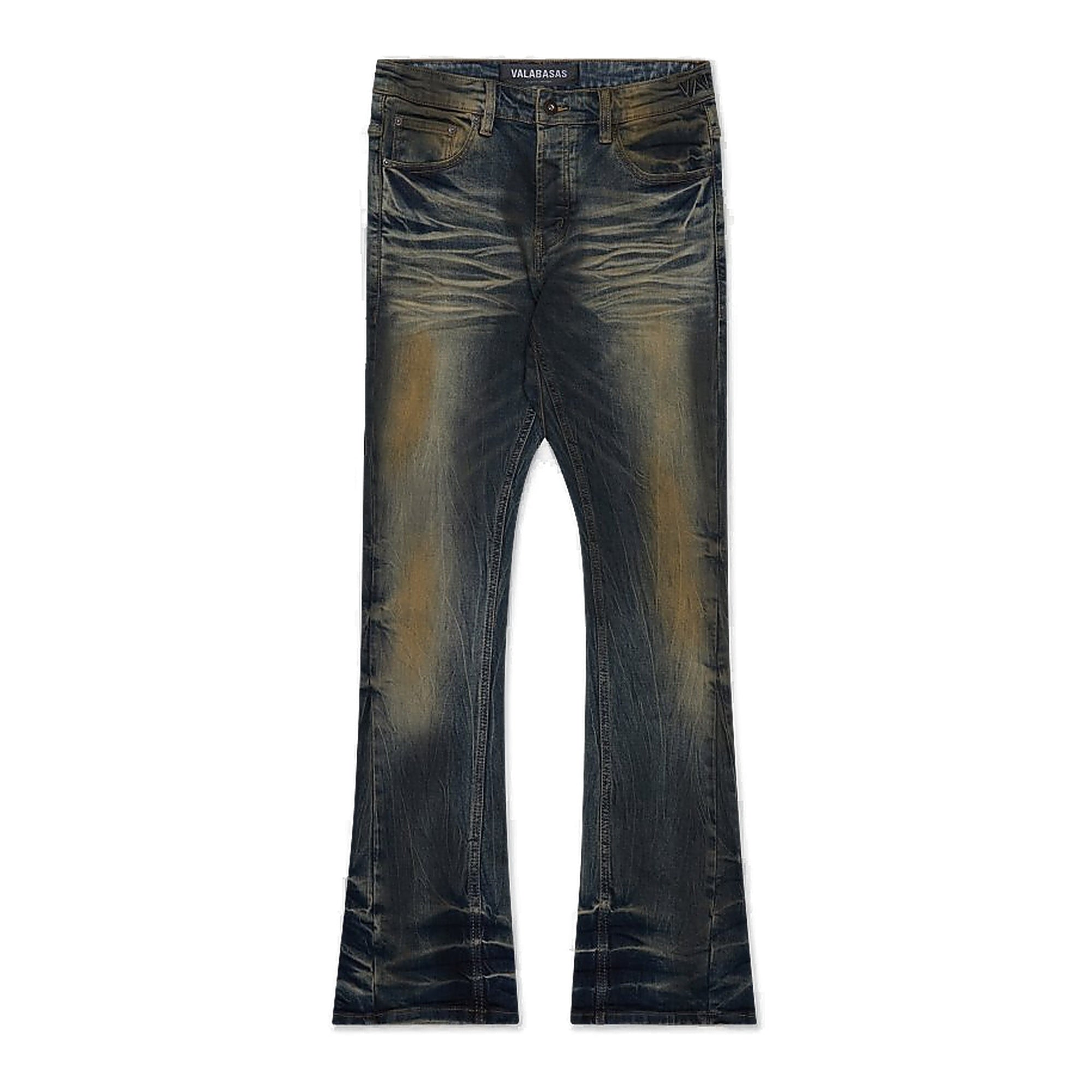 Valabasas Fax Denim Men's Jeans - Distressed Wash