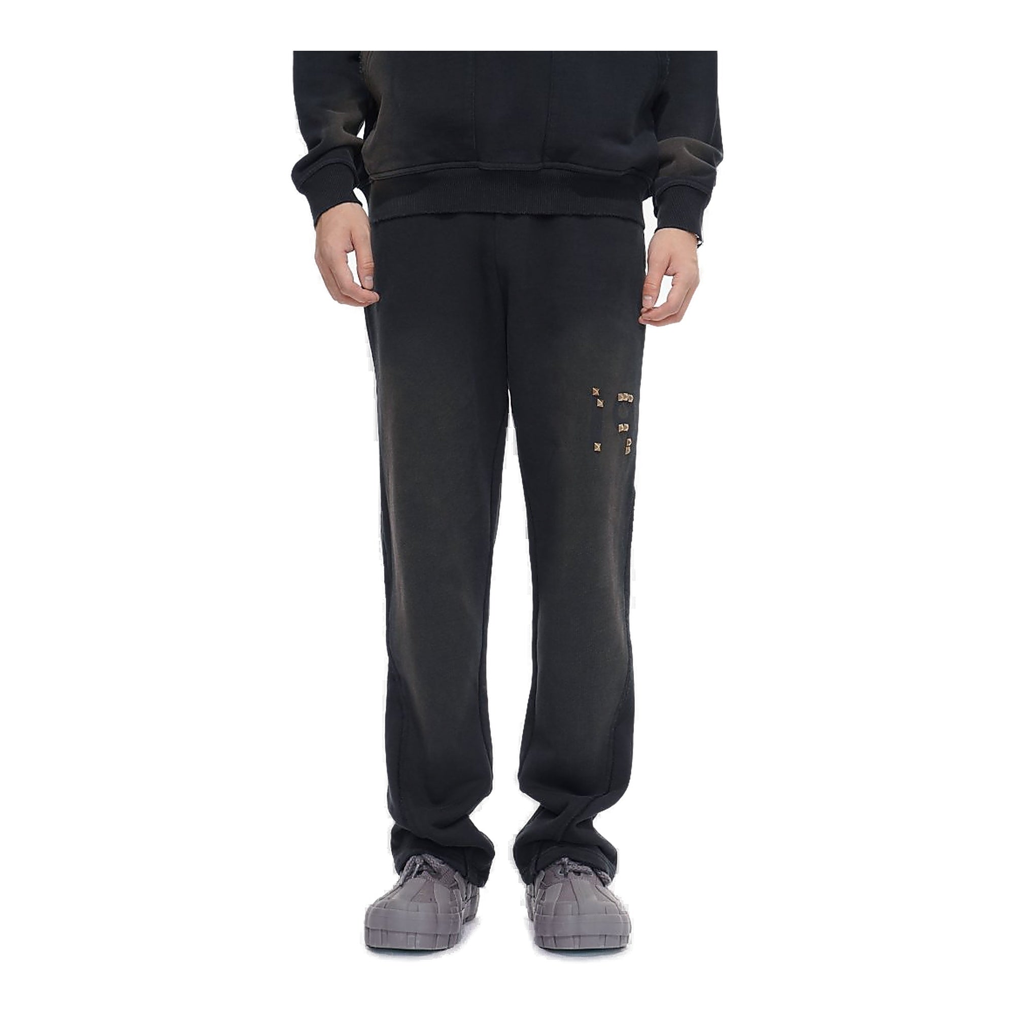 Valabasas Stand Black Pants Sweatpants - Solid Color