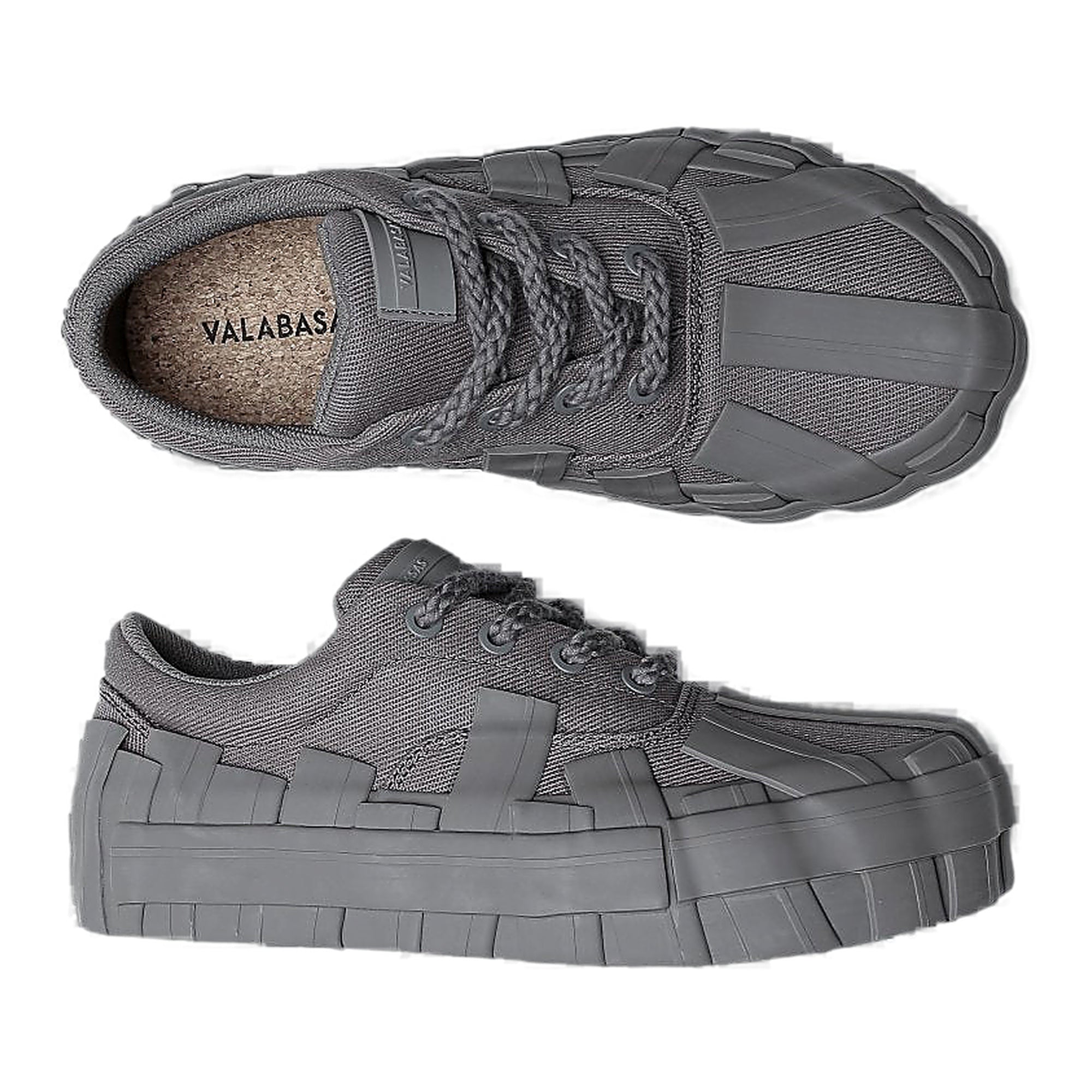Valabasas Wrapped Sneakers - Textured Graphite