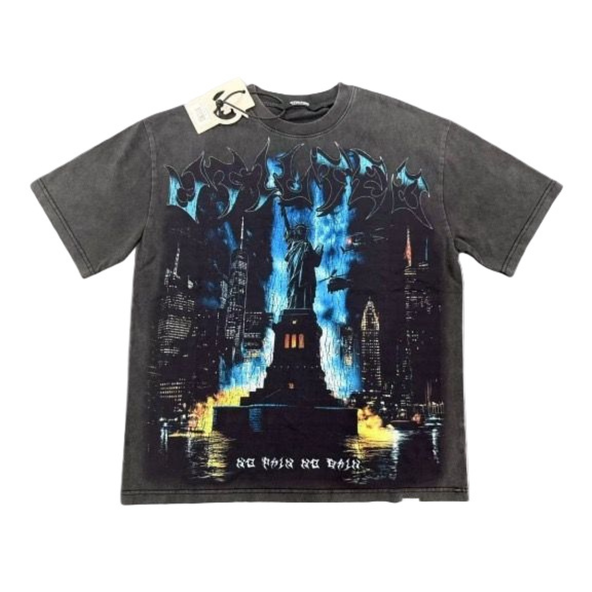 Vtilited "City Fall" T-Shirt - Washed Black