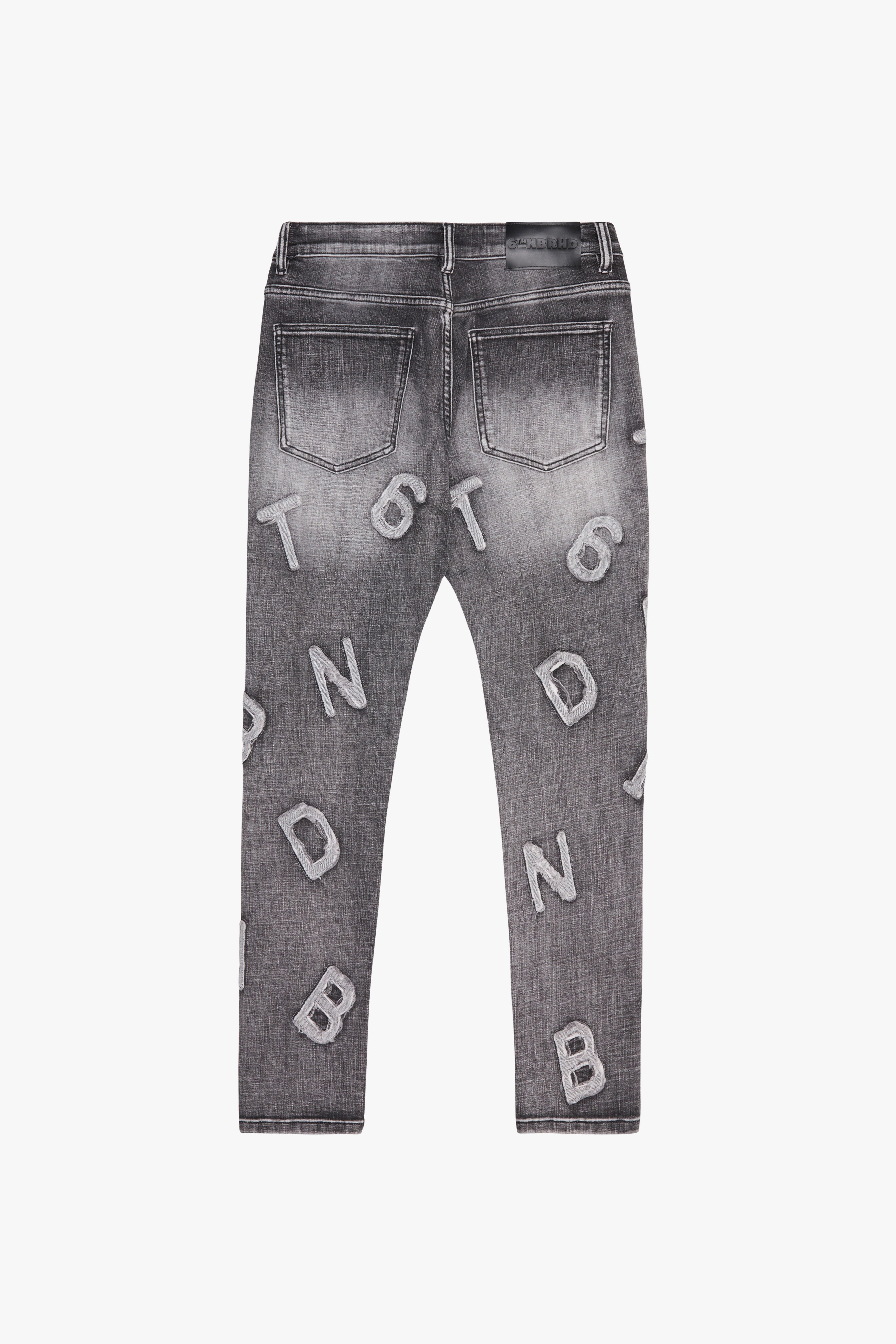 6Th Nbrhd Piece Men's Jeans - Gray