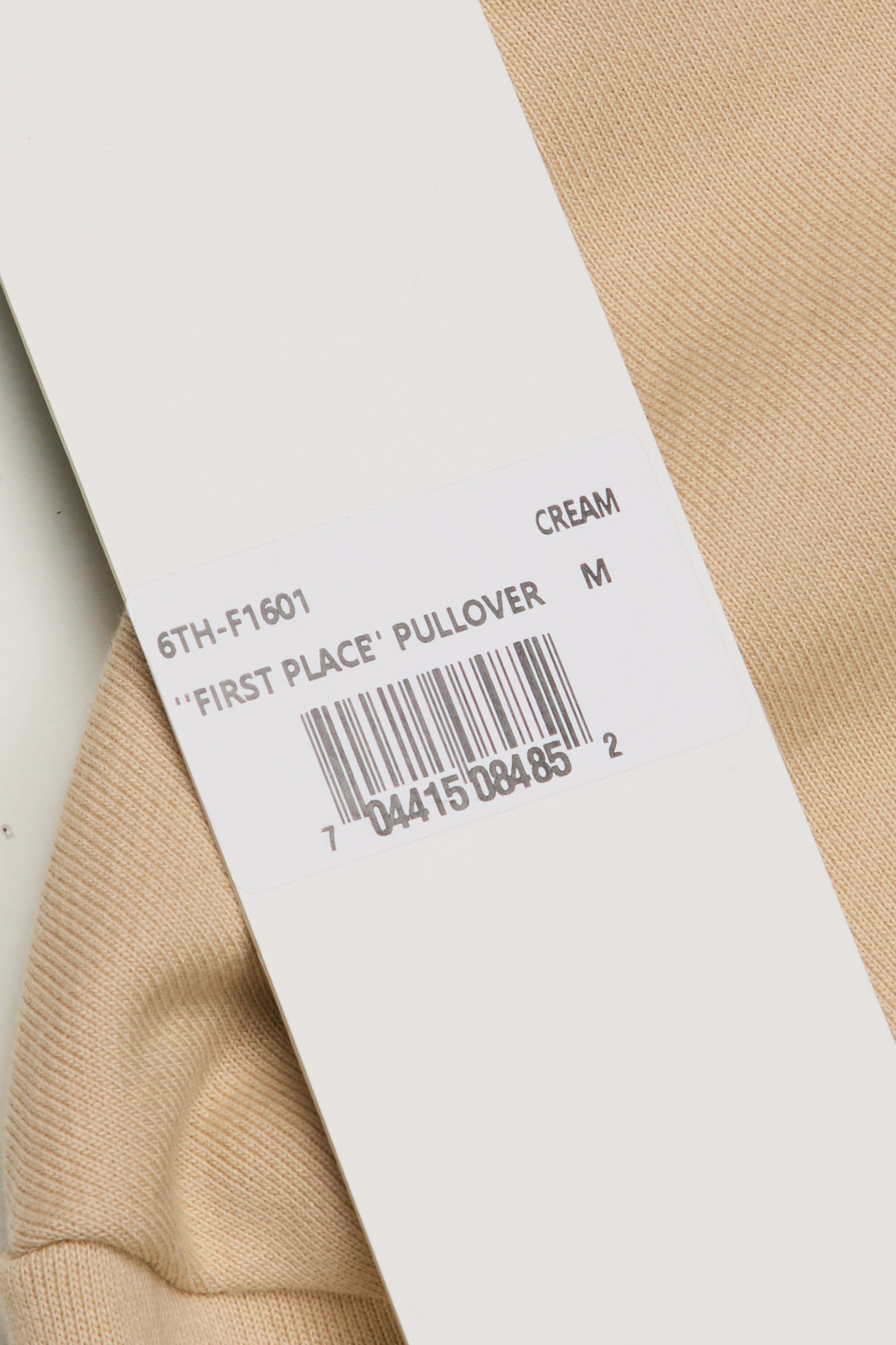 6Th Nbrhd First Place Men's Hoodie - Beige