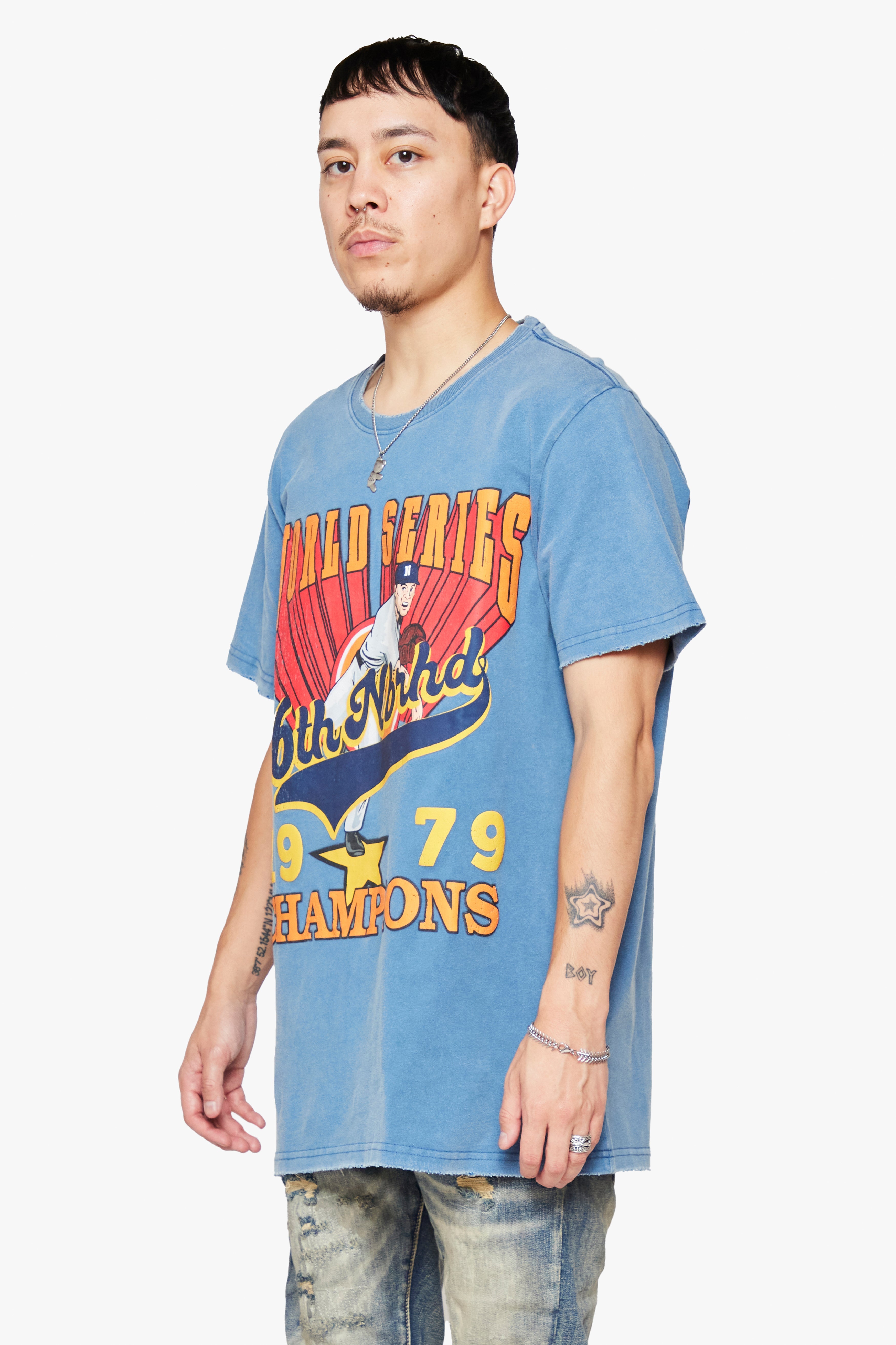 6Th Nbrhd Series Men's T-Shirt - Blue