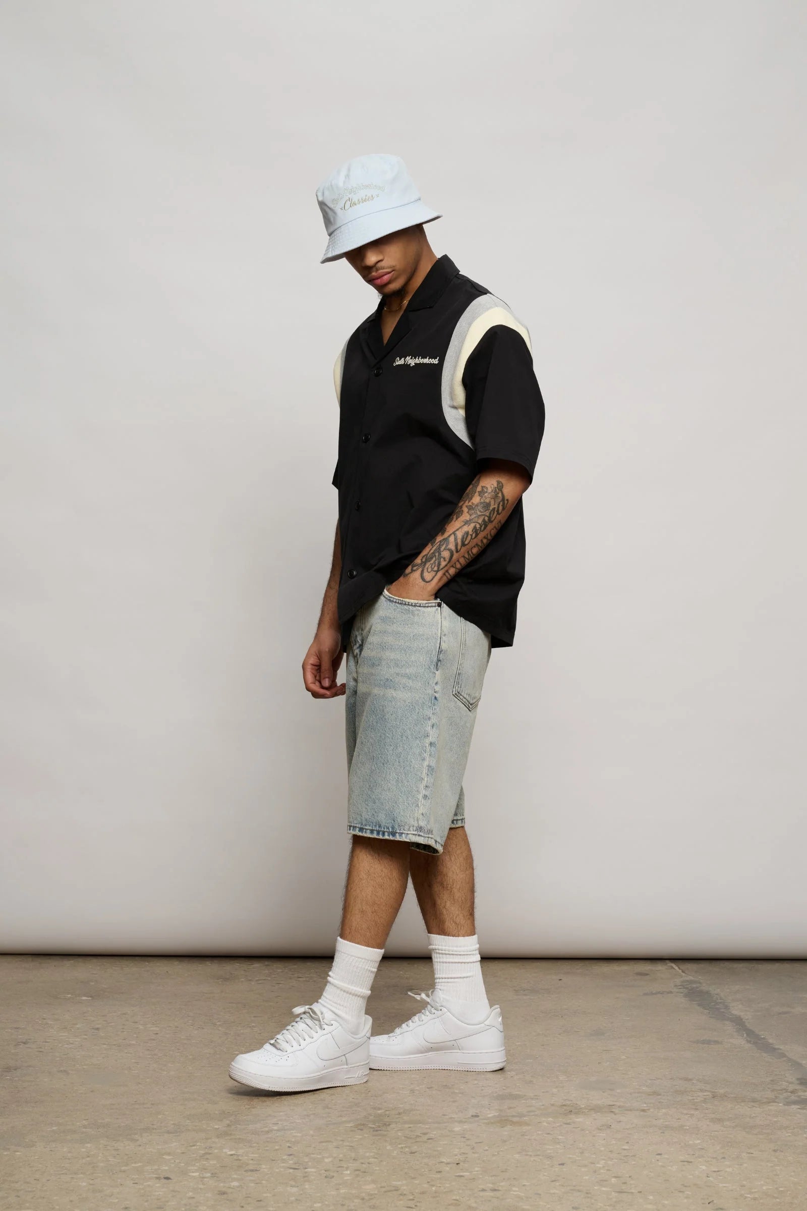 6Th Nbrhd Shoulder Panel Shirt - Boxy Fit