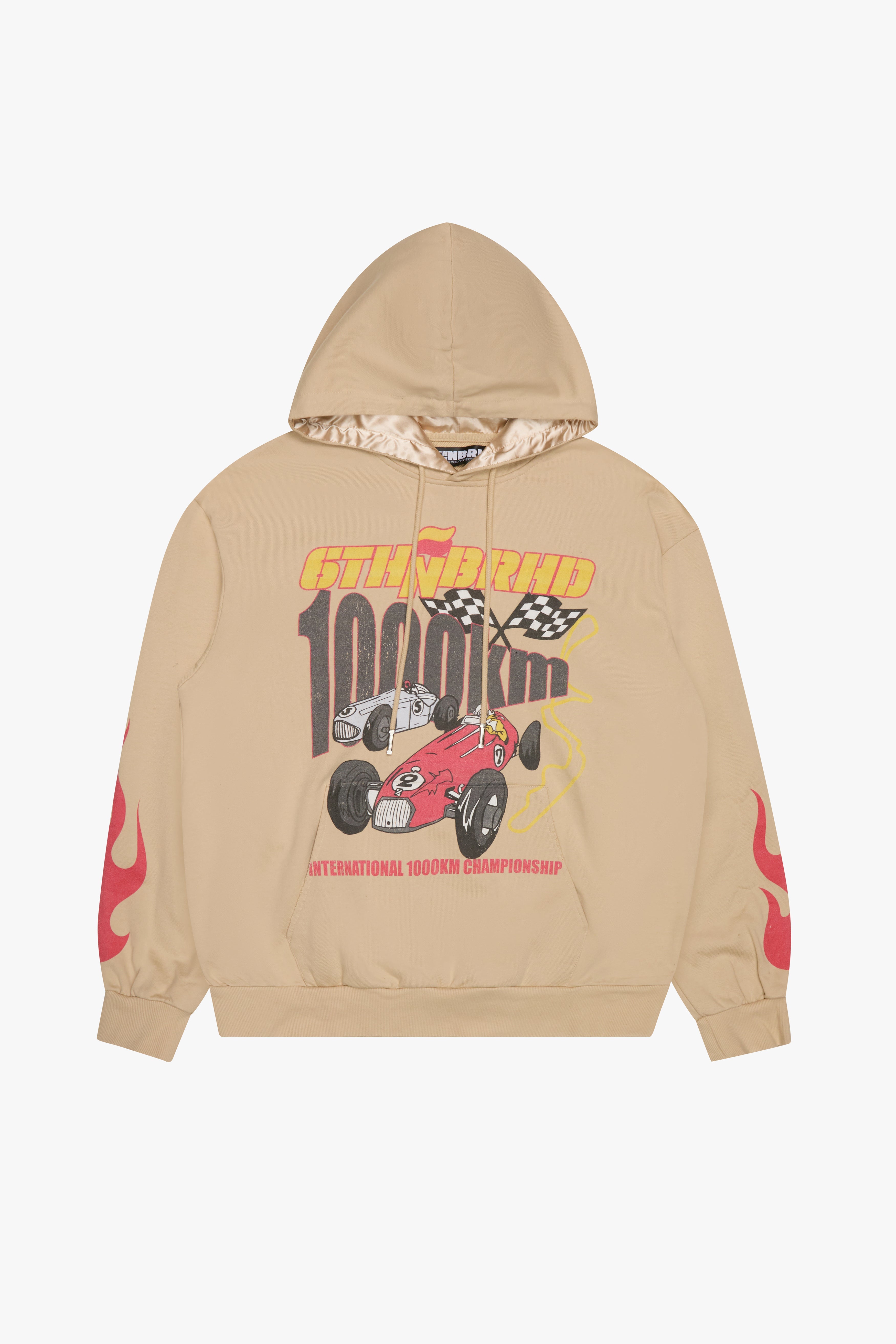 6Th Nbrhd First Place Men's Hoodie - Beige