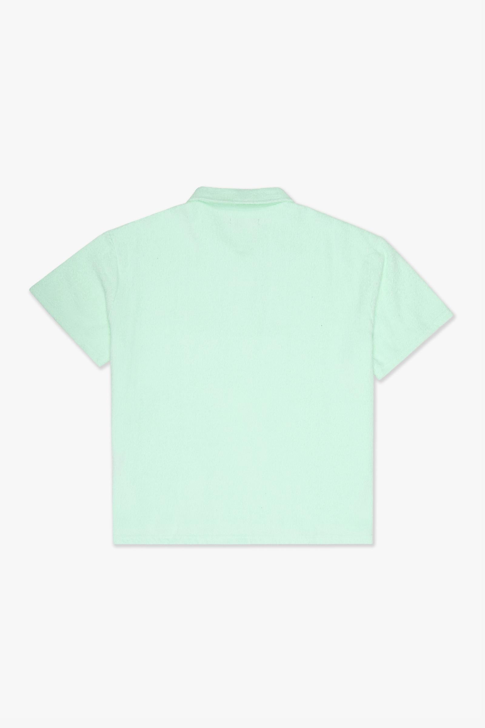 Silnt Chptrs Terry Polo Shirt - Textured