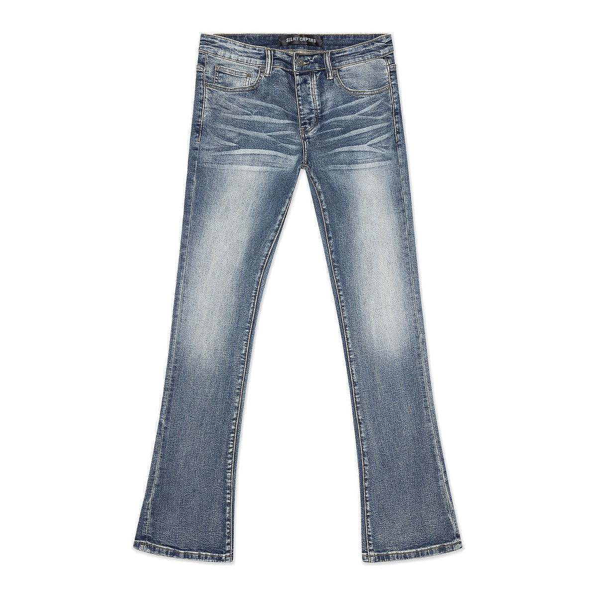 Silnt Chptrs Stacked Jeans - Dark Wash