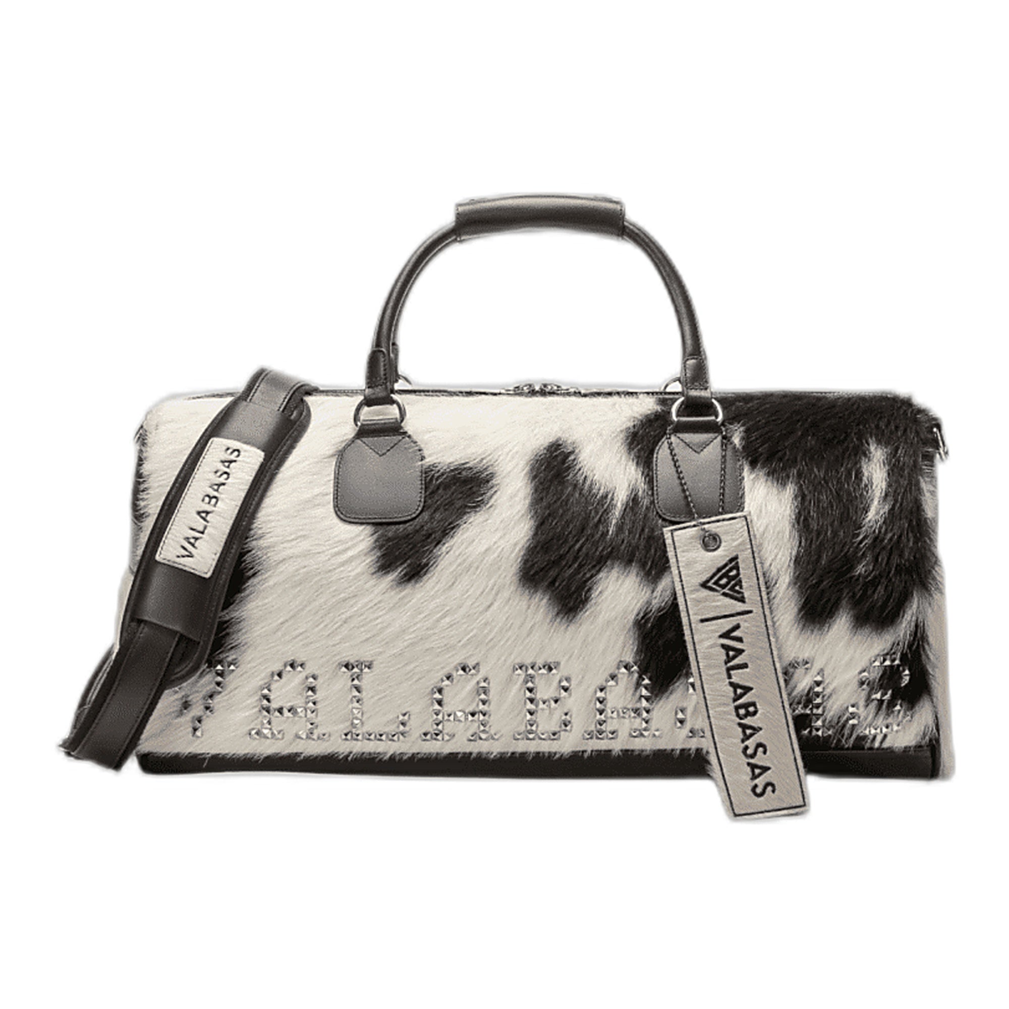Valabasas Sella Duffel Bag - Black and White