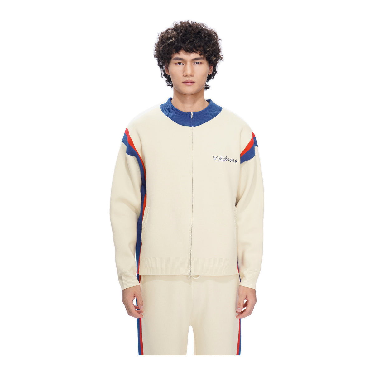 Valabasas Script Jacket - Embroidered Apricot
