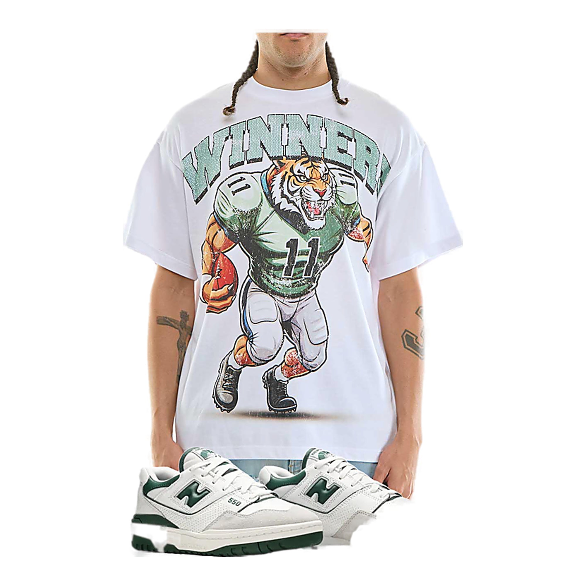 Kdnk Tiger Tee - Oversized