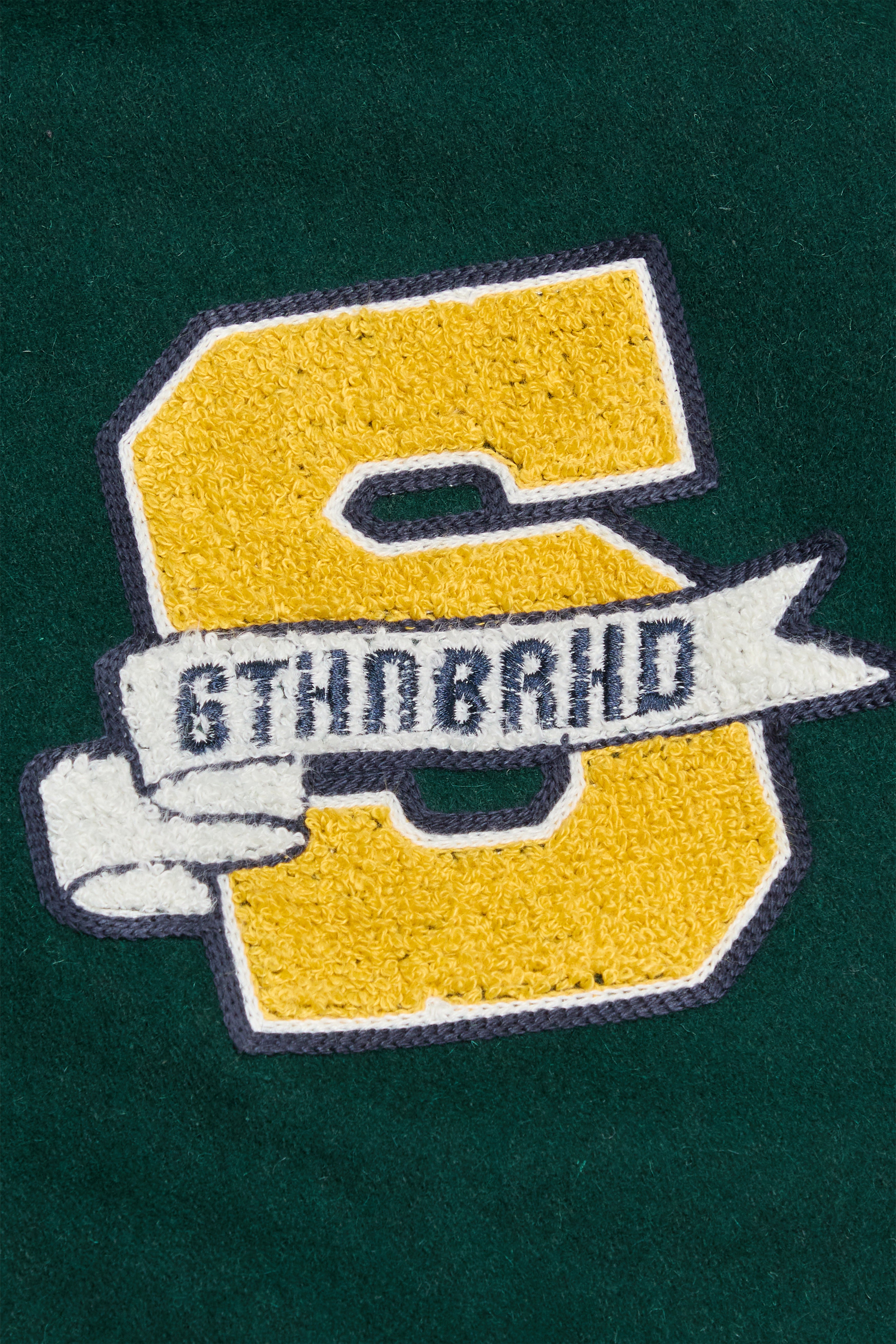 6Th Nbrhd Ivy Men's Varsity Jacket - Green