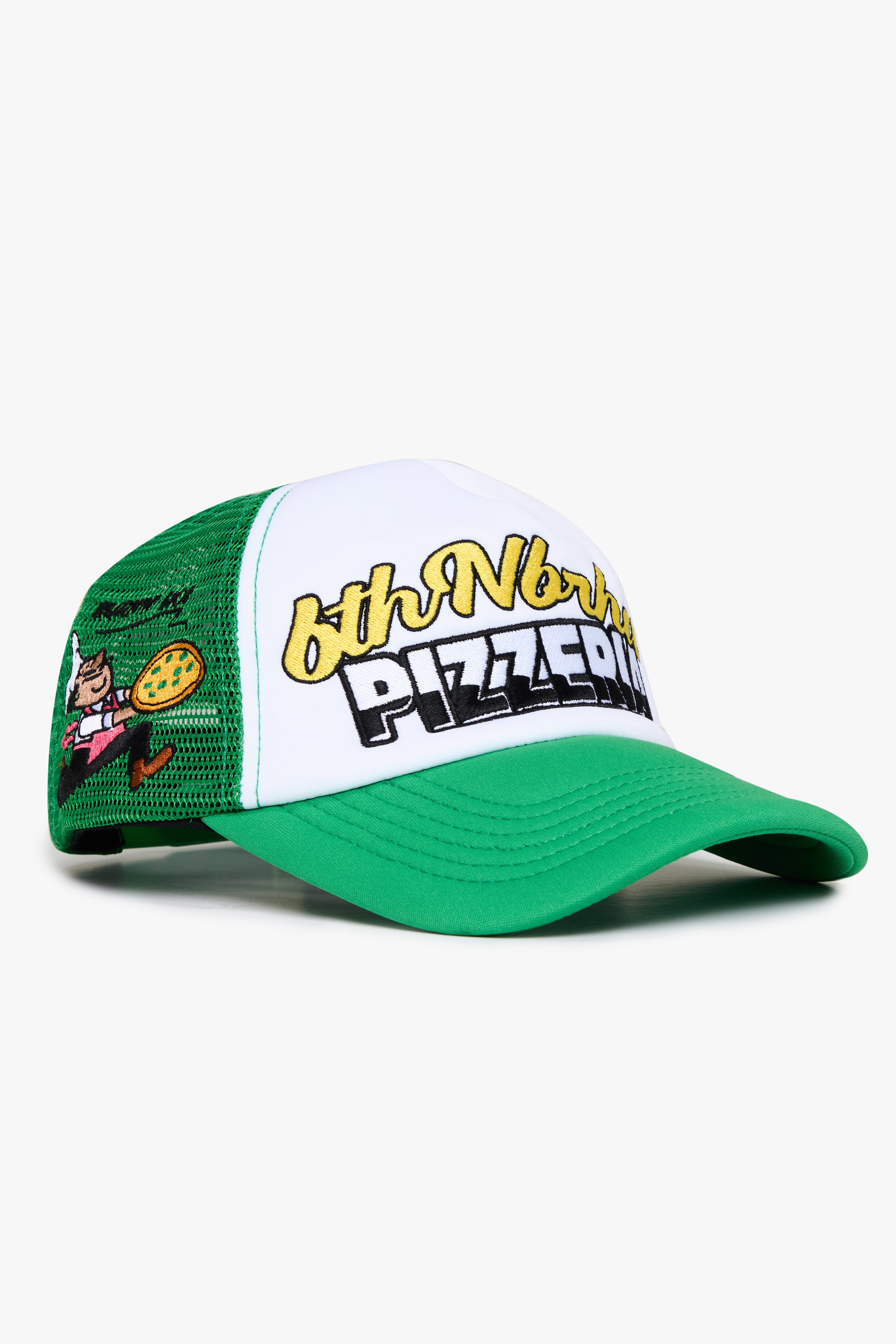 6Th Nbrhd Tomatos Trucker Hat - Green