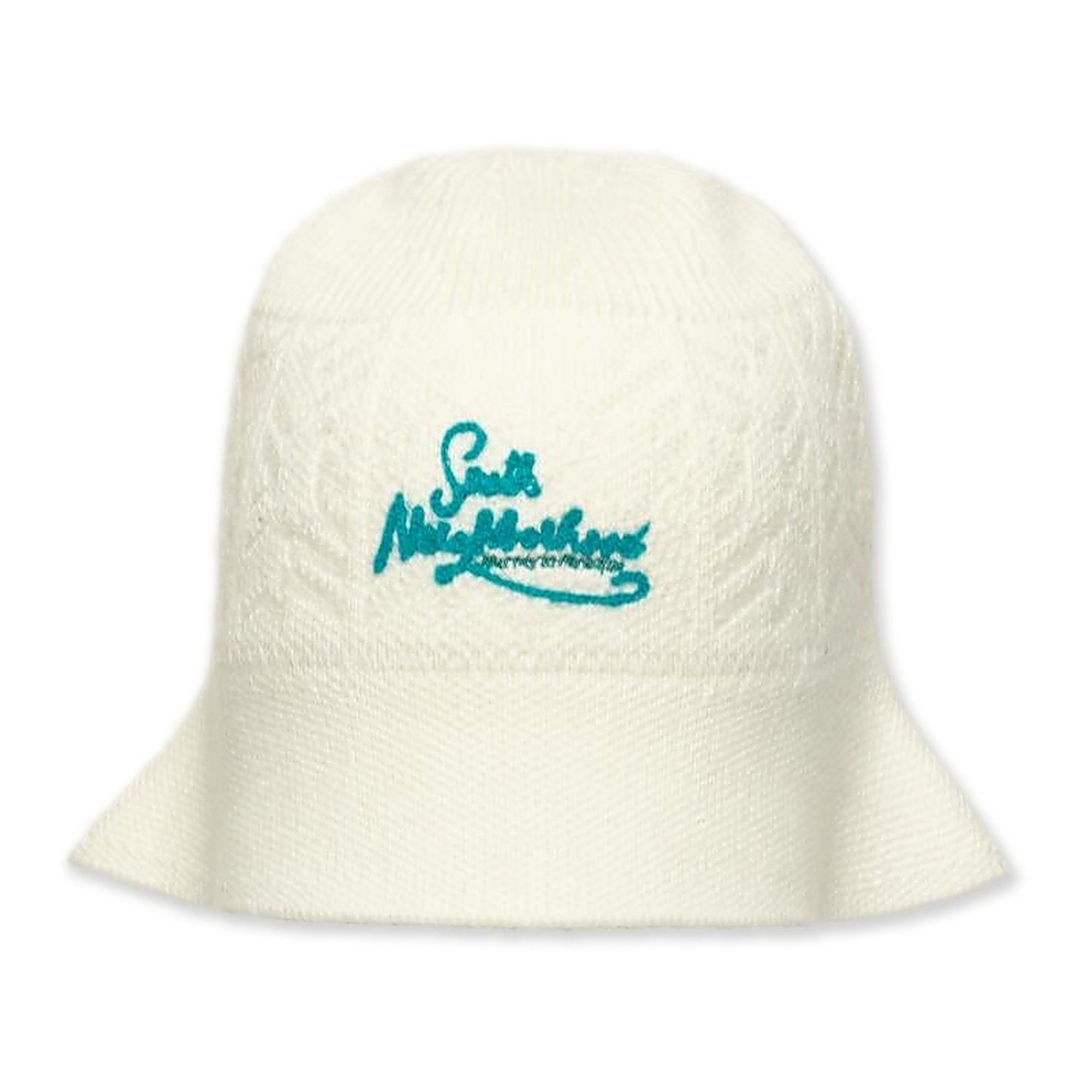 6Th Nbrhd Tiki Bucket Hat - White