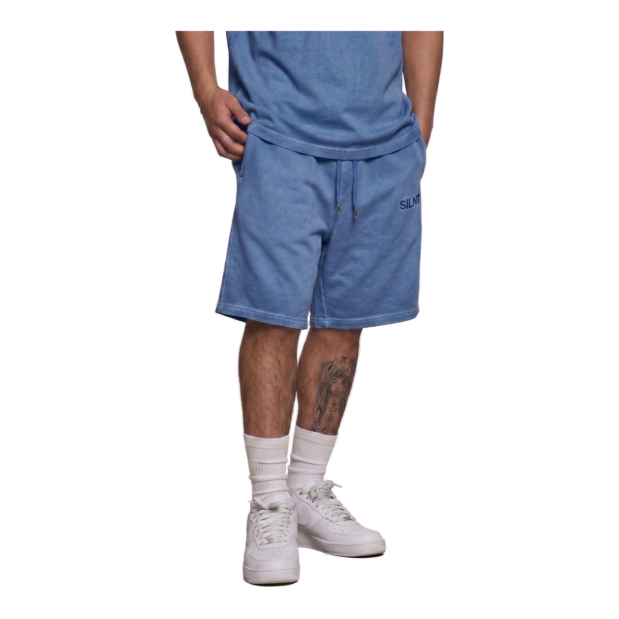 Silnt Chptrs Raw Hem Shorts - Relaxed Fit