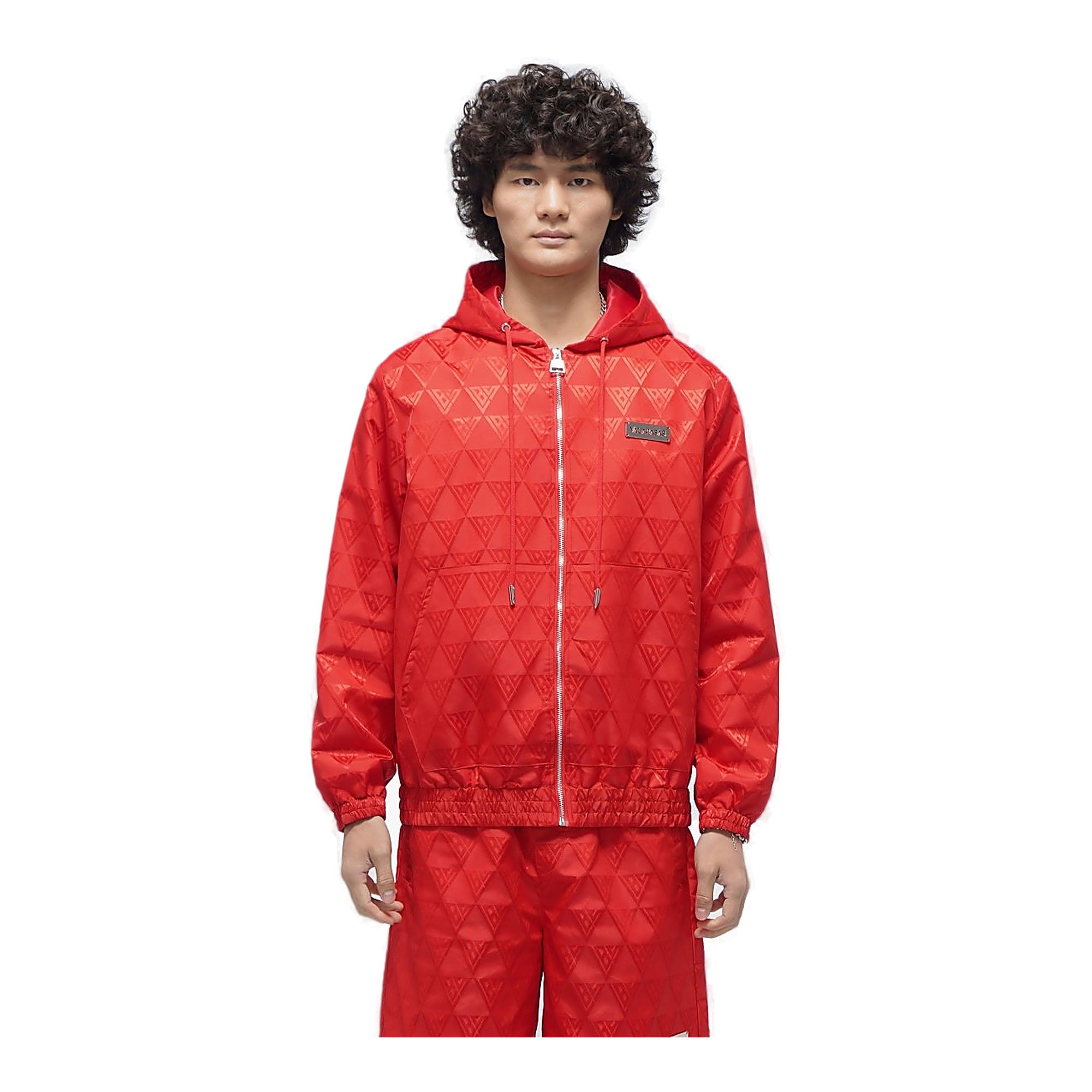 Valabasas Monogram Jacket - All-Over Print Red