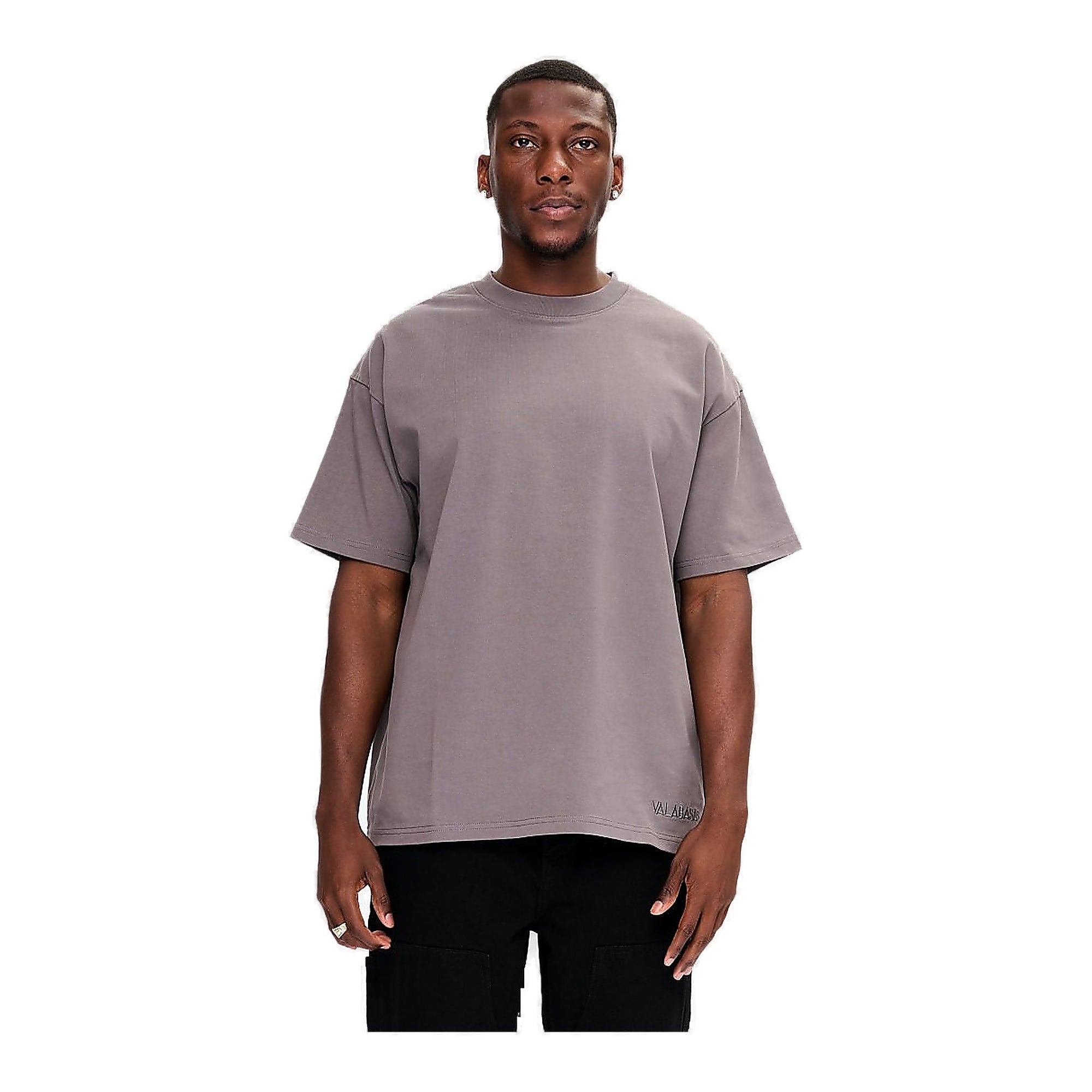 Valabasas Essential Tee T-Shirt - Dropped Shoulders Graphite