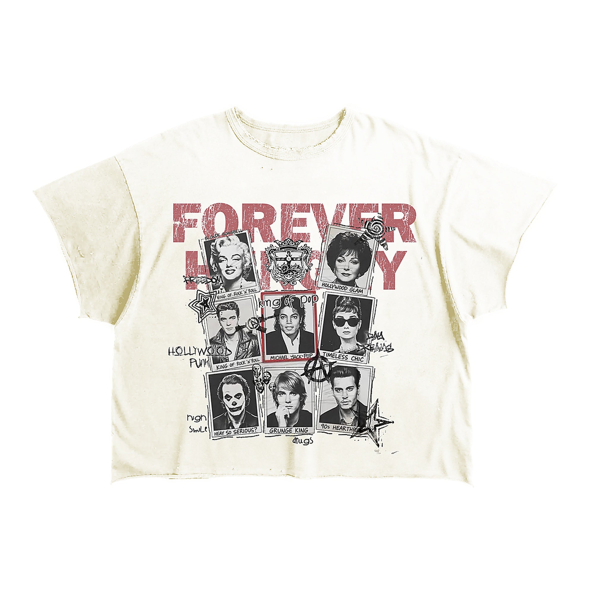 FOREVER HUNGRY Faces Tee Youth T-Shirt