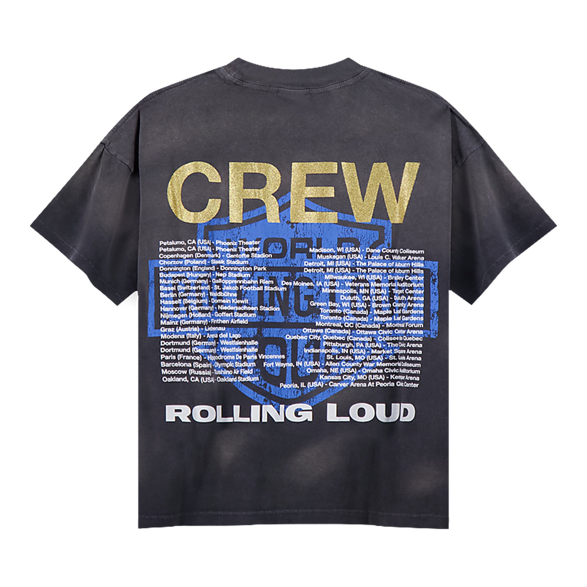 Rolling "Loud Crew" Black T-Shirt